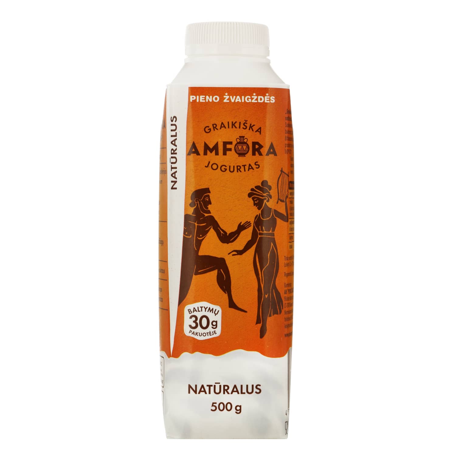 Nat. jogurtas GRAIKIŠKA AMFORA, 2,6 %, 500 g