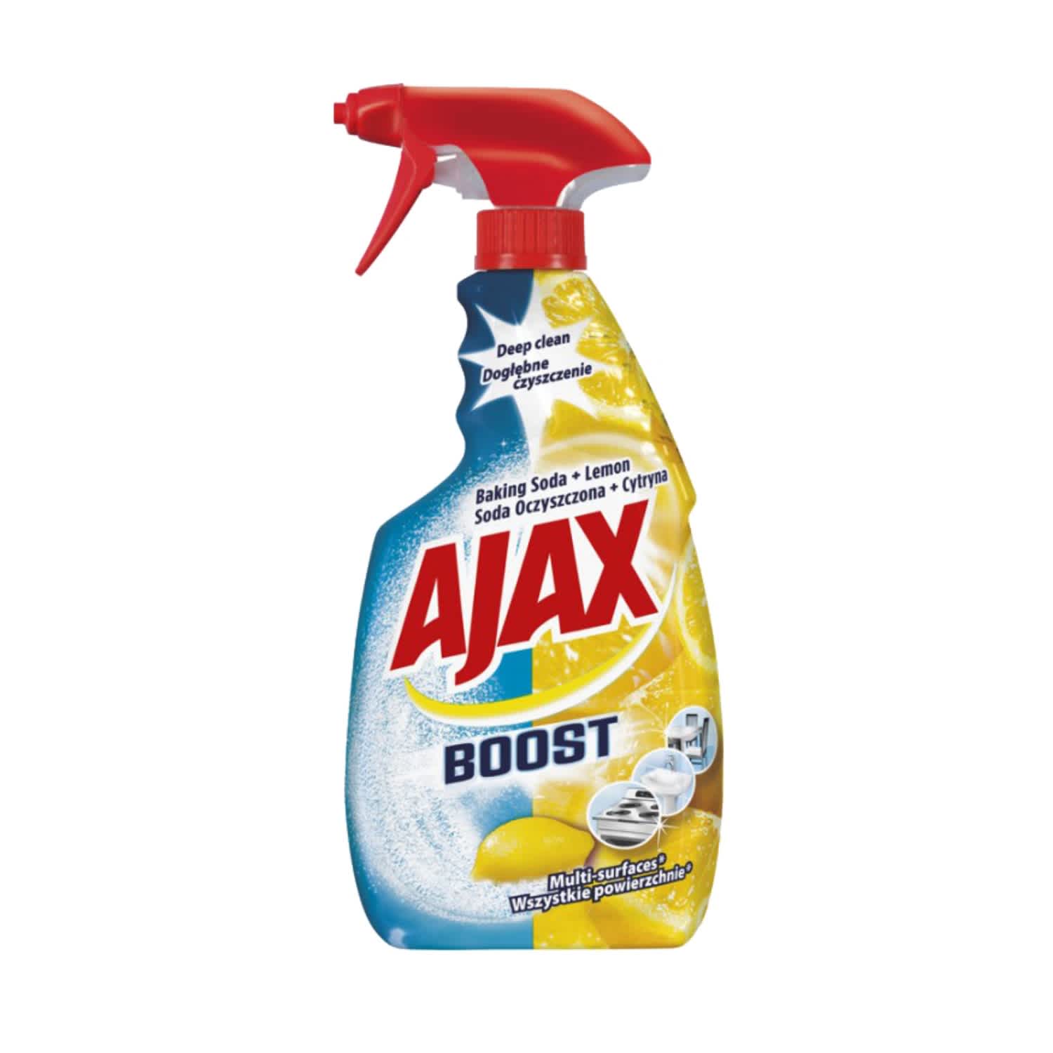 Spray universal cleaner AJAX BOOST SODA&LEMON, 500ml