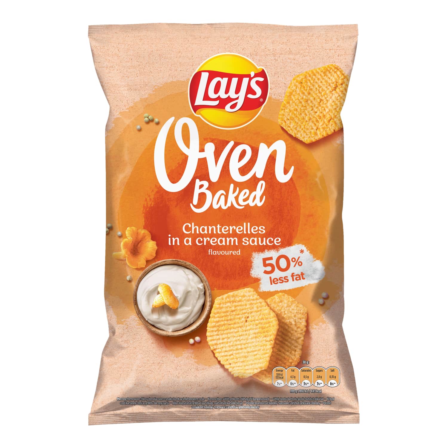 Картофельные чипсы со вкусом грибов LAYS, 110 g