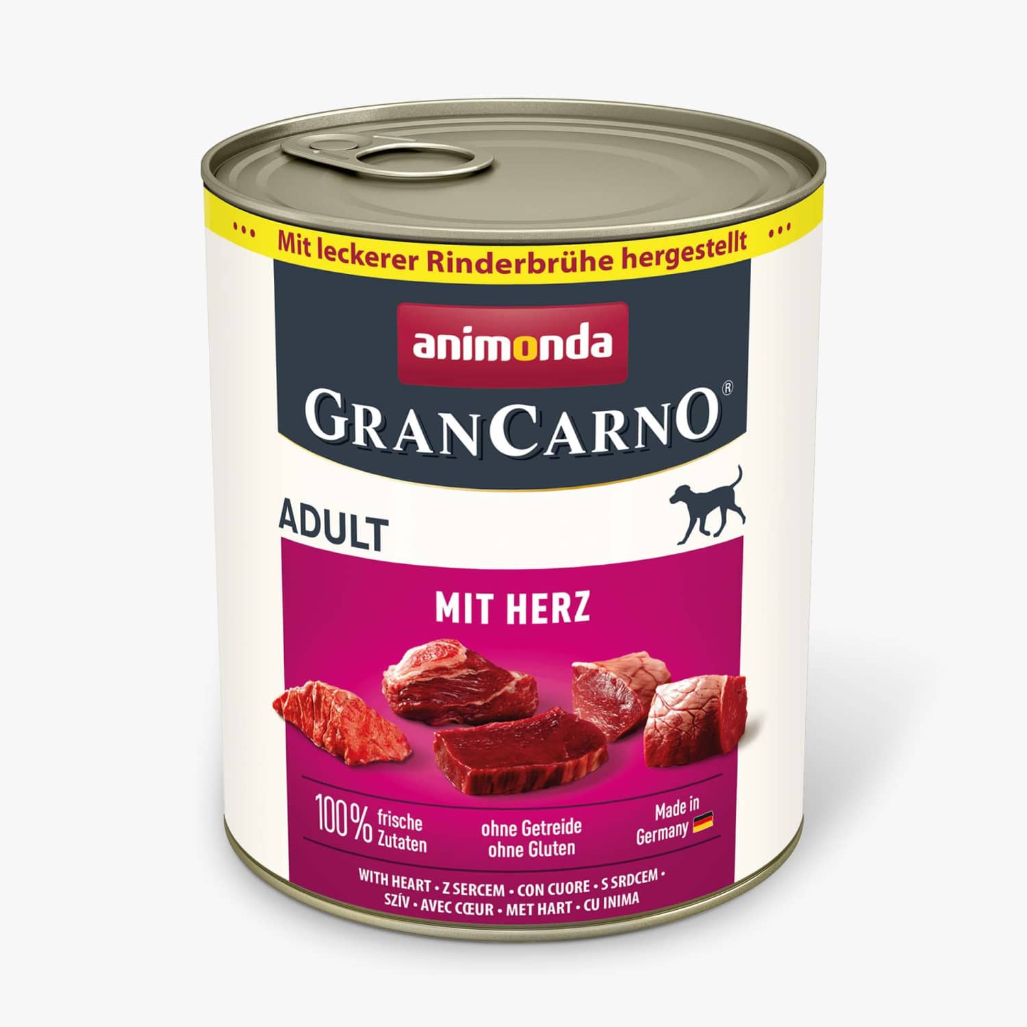 Canned dog food ANIMONDA GRAN., with heart, 800 g