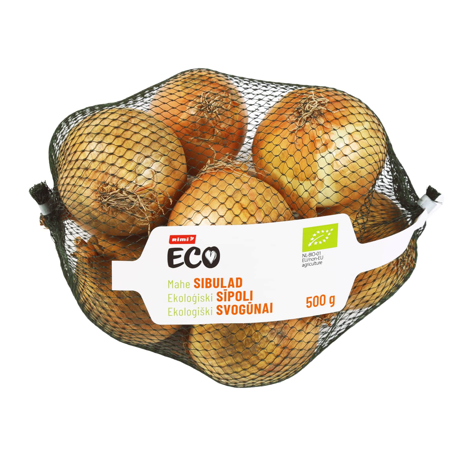 Ekologiški svogūnai RIMI ECO, 500 g