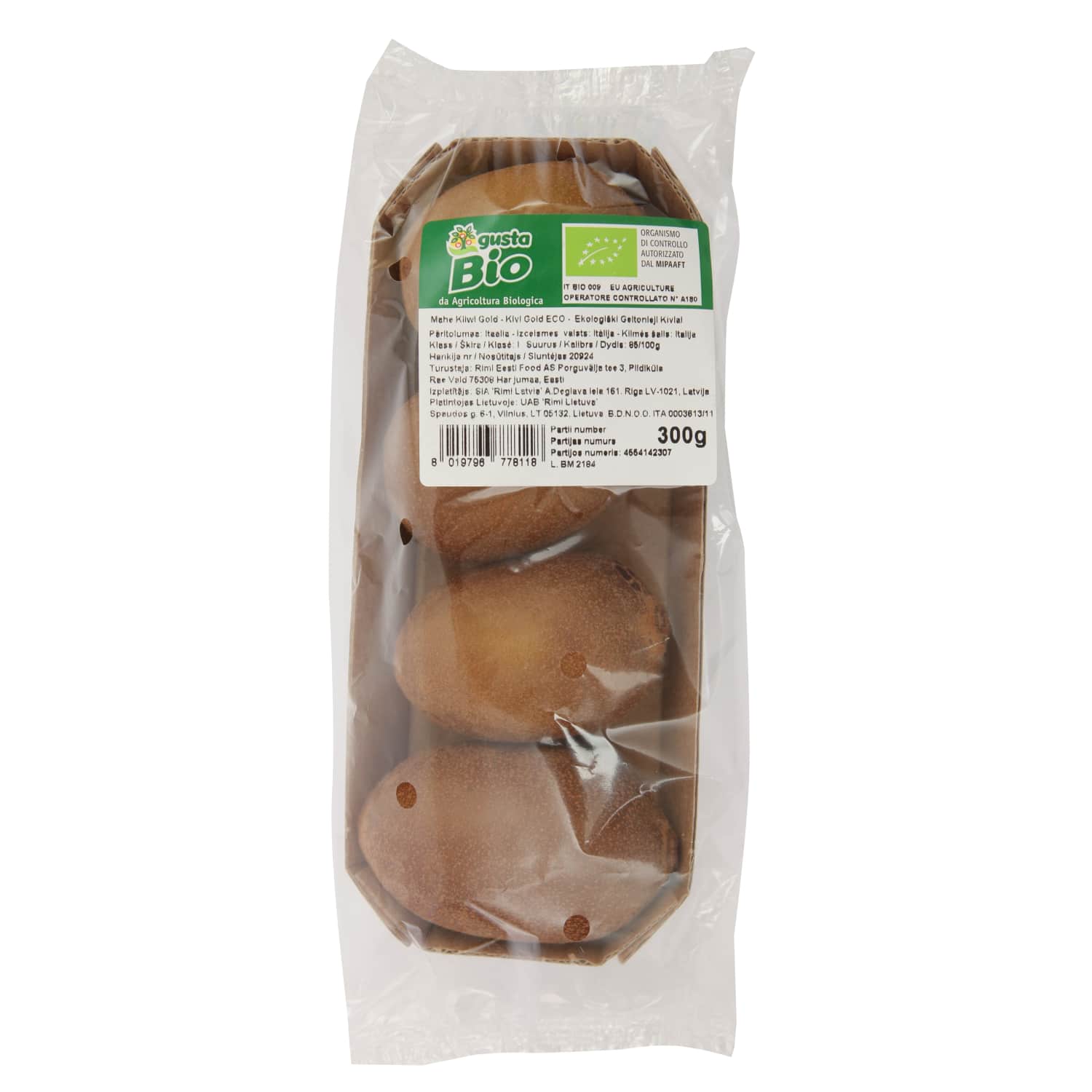 Ekologiški geltonieji kiviai, 300 g