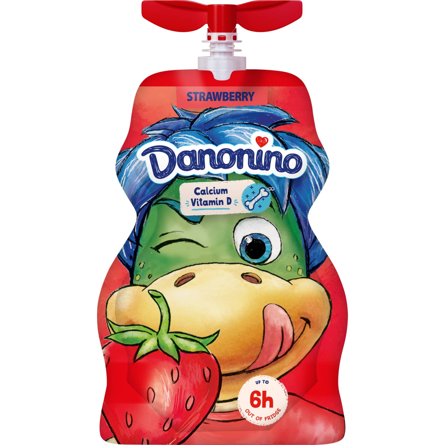 Braškių skonio jogurtas DANONINO, 70 g