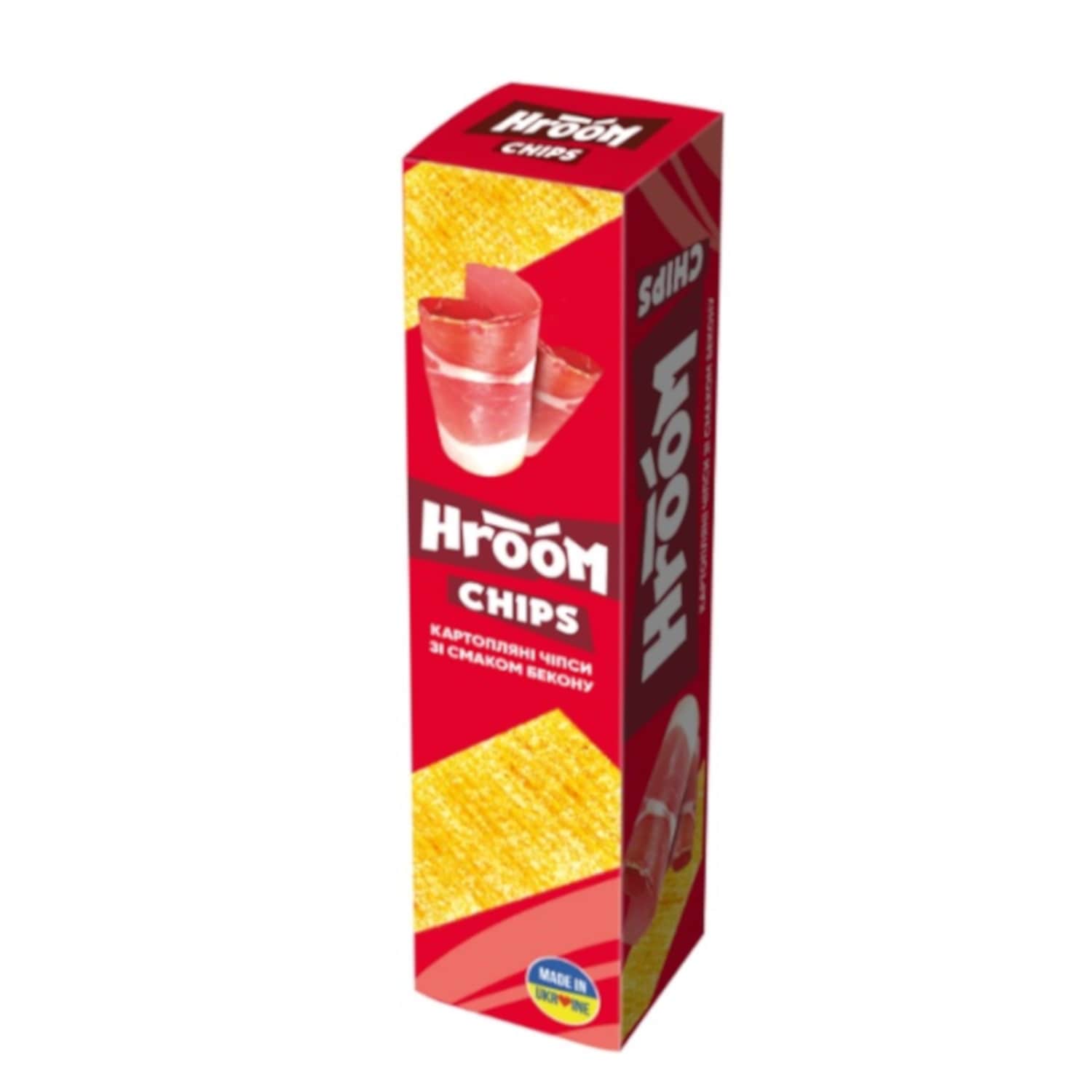 Bulvių traškučiai HROOM, kumpio skonio, 50 g