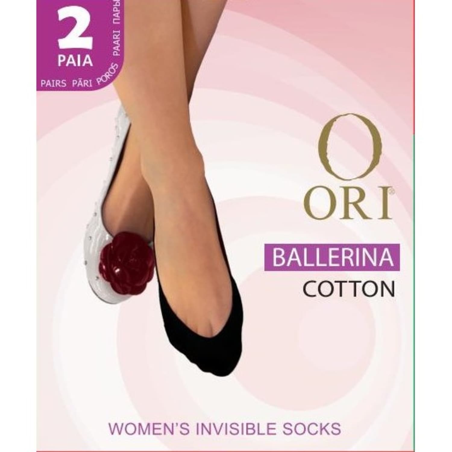 Pėdutės ORI BALLERINA COT. NATURE, 39-42
