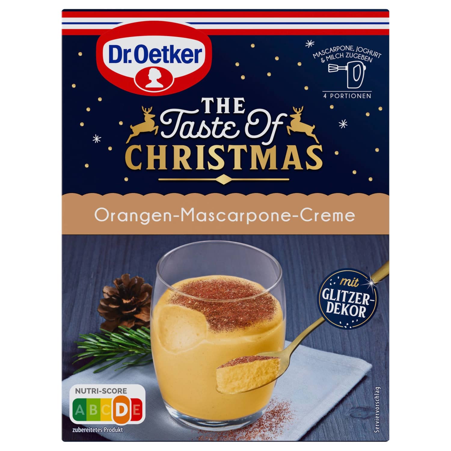 Смесь для апельсина, маскарпоне крема DR.OETKER, 52г