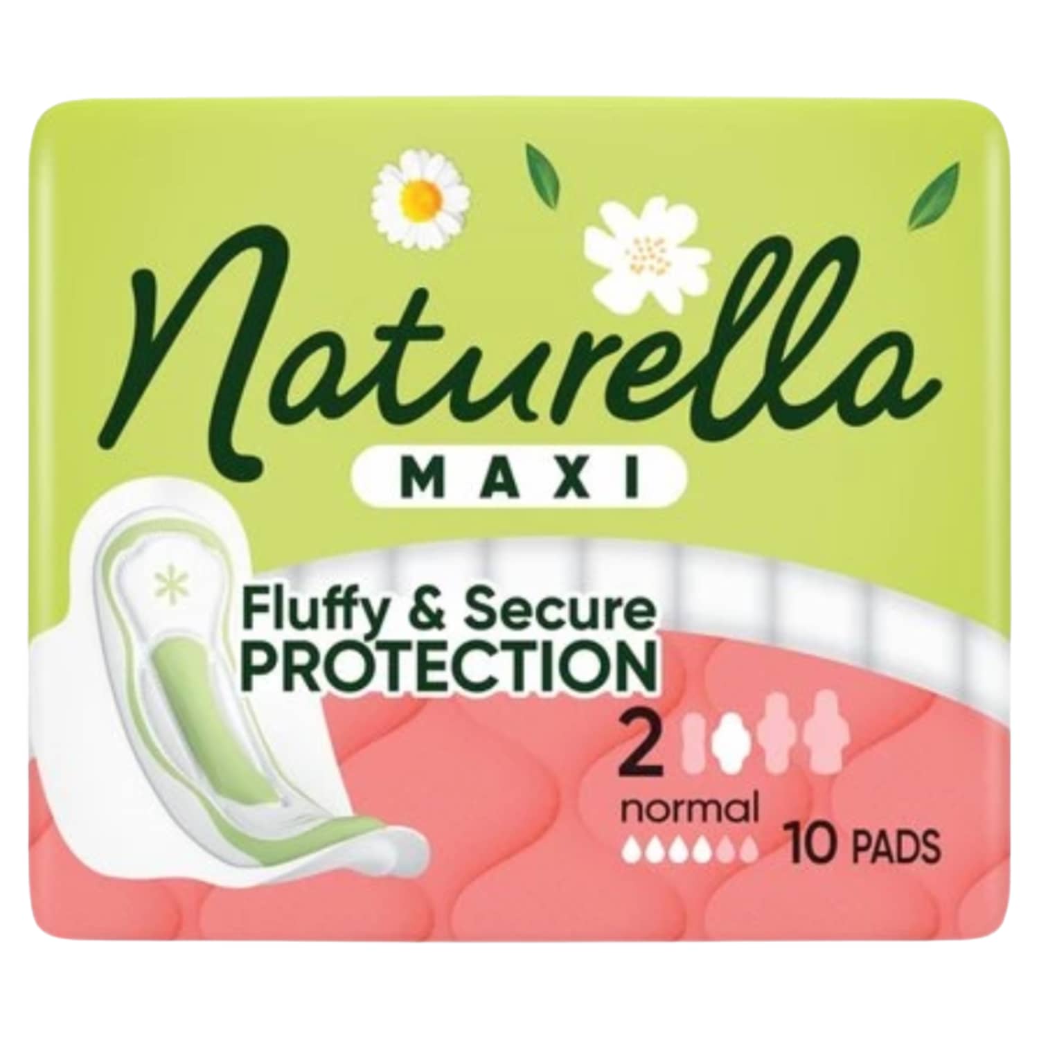Hig. pak. NATURELLA MAXI NORMAL, S2, 10 vnt.