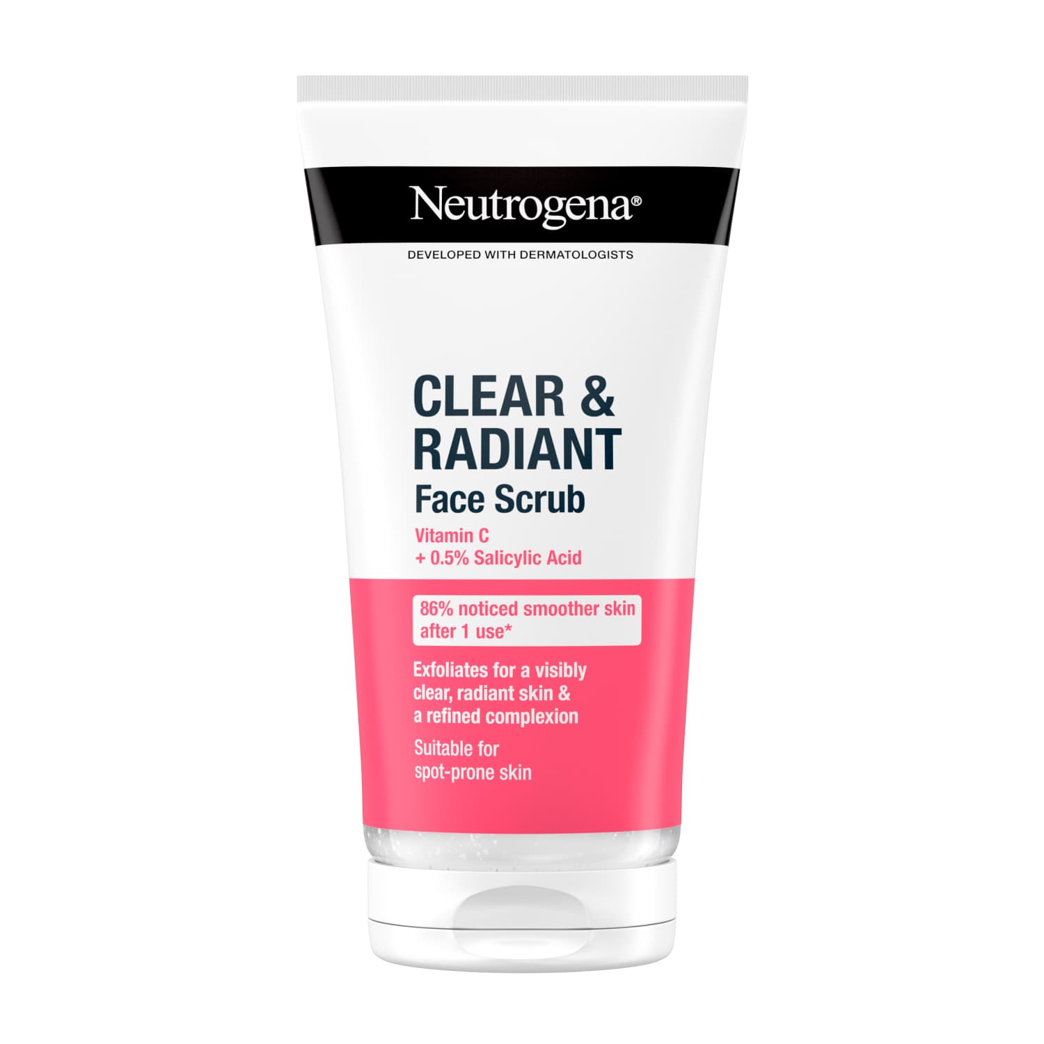 Face scrub NEUTROGENA CLEAR & RAD., 150 ml