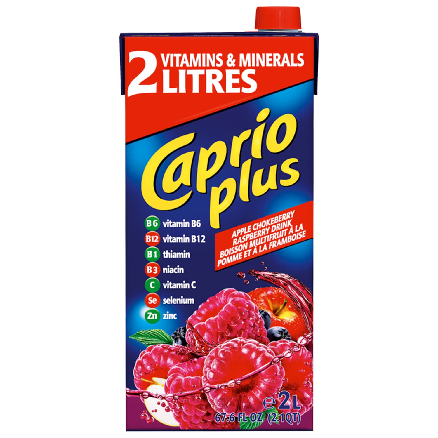 Яблочно-малиновый напиток CAPRIO, 2 л