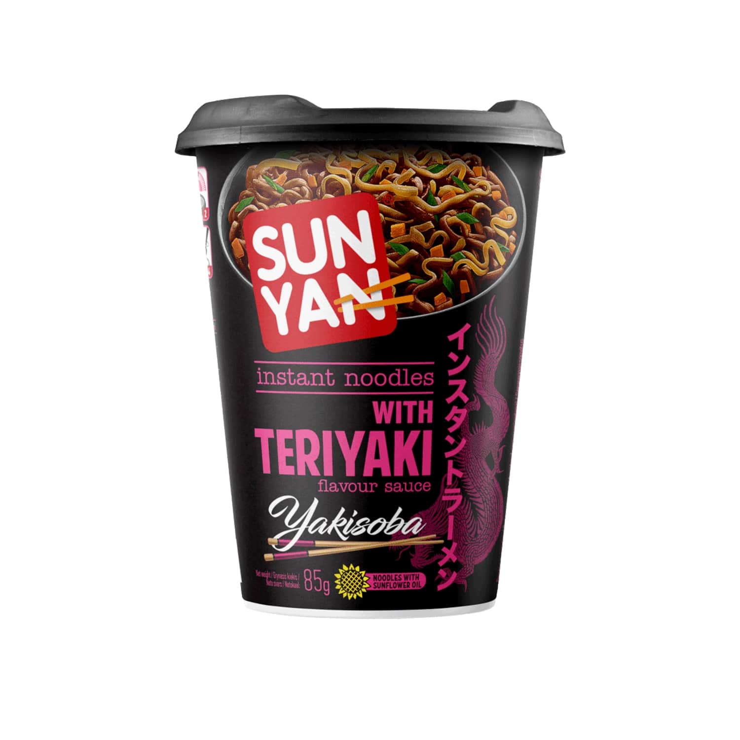 Makar. terij. sk. pad. SUN YAN YAKISOBA, 85 g