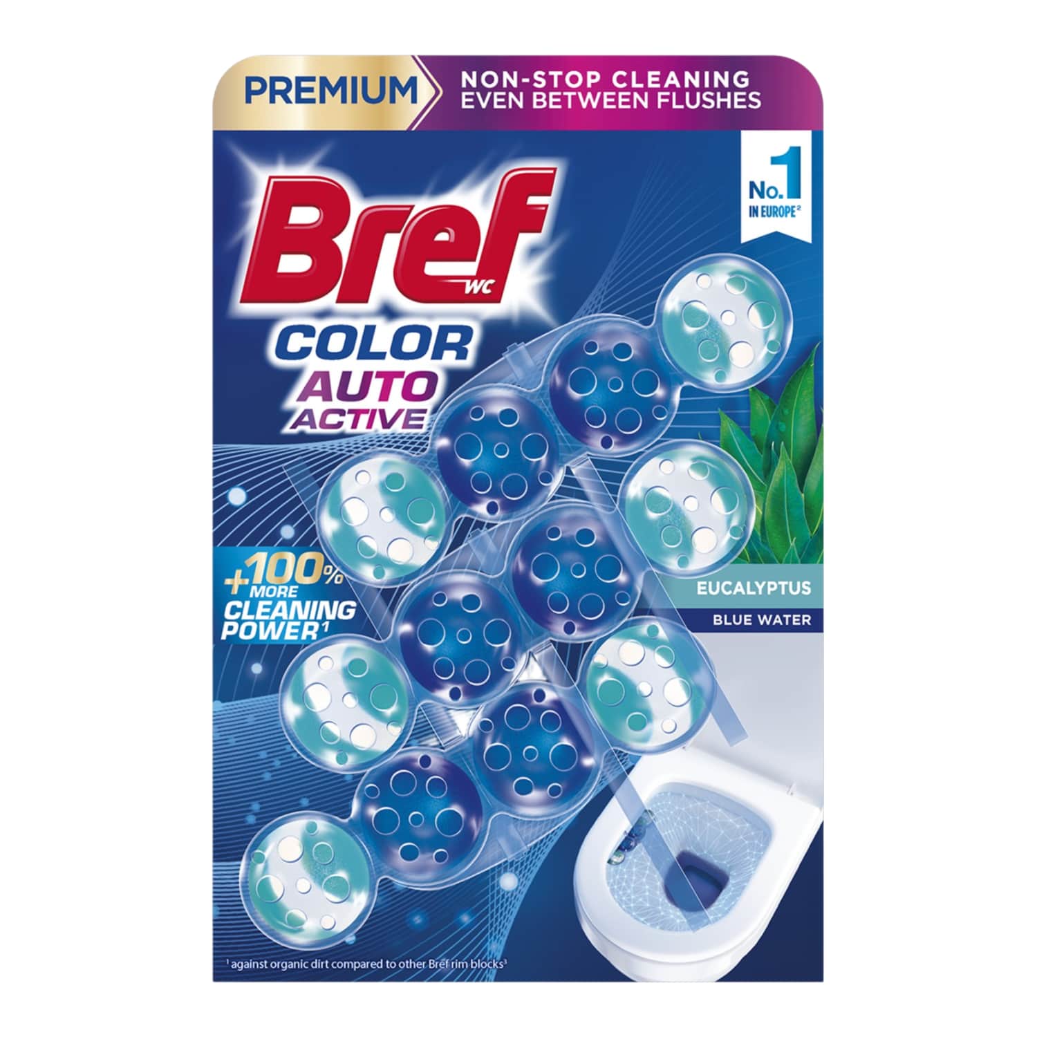 Чистящее средство-освежитель BREF COLOR AC. EUC. 3 x 50 г