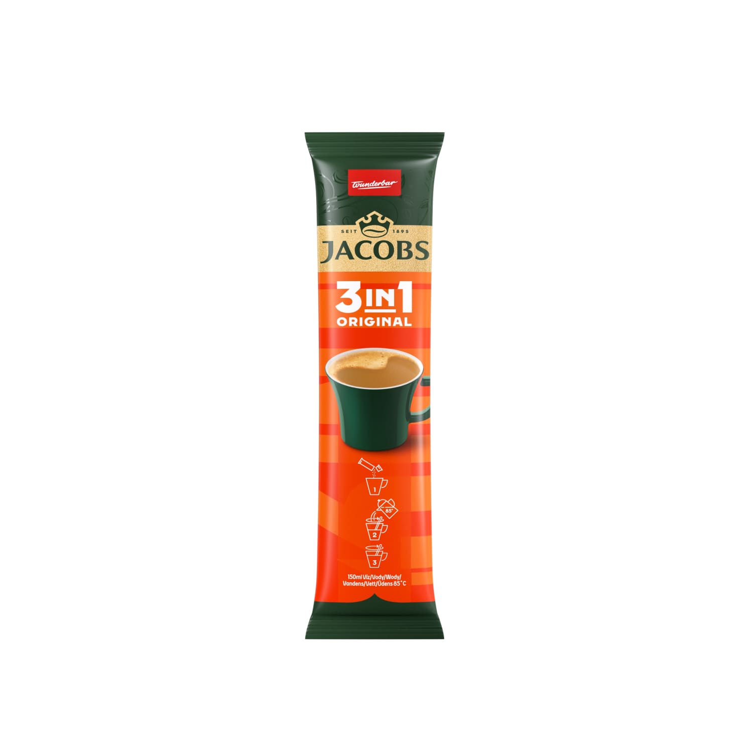 Instant coffee drink JACOBS 3in1, 12,6 g
