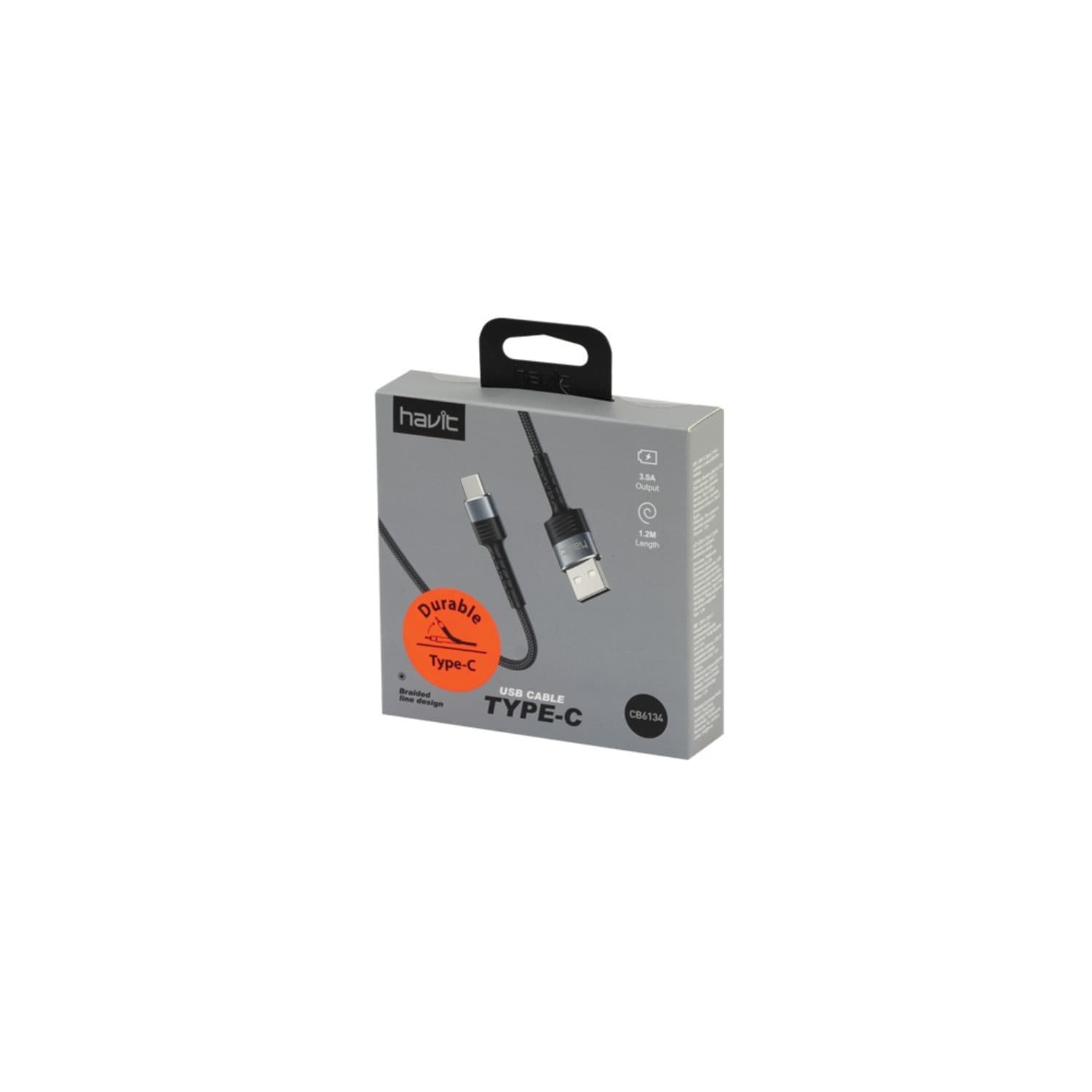 Laidas HAVIT CB671, A-C, pintas, 1 m