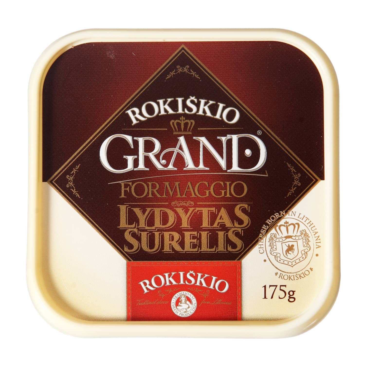 Плавленый сыр ROKIŠKIO GRAND 23%, 175 г
