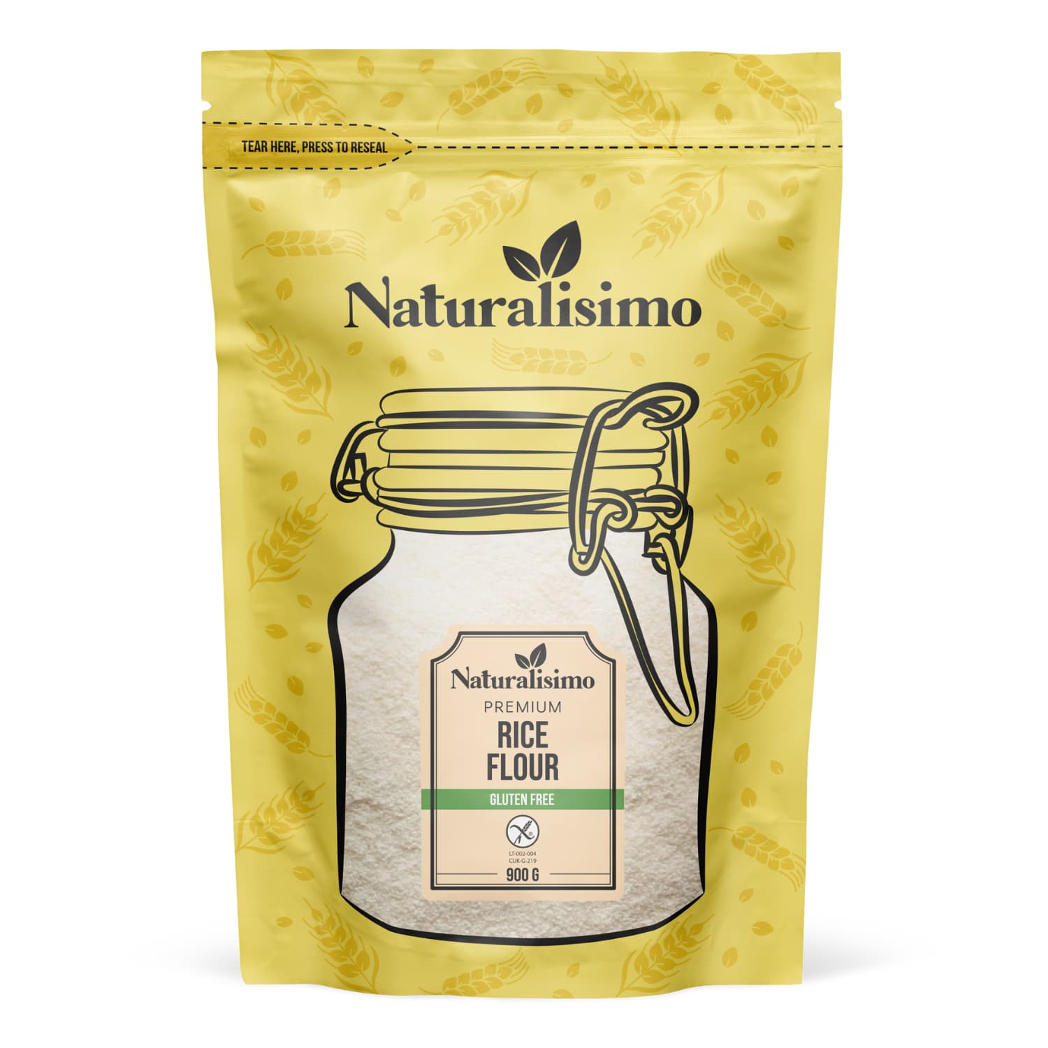 Ryžių miltai be glitimo NATURALISIMO,900g