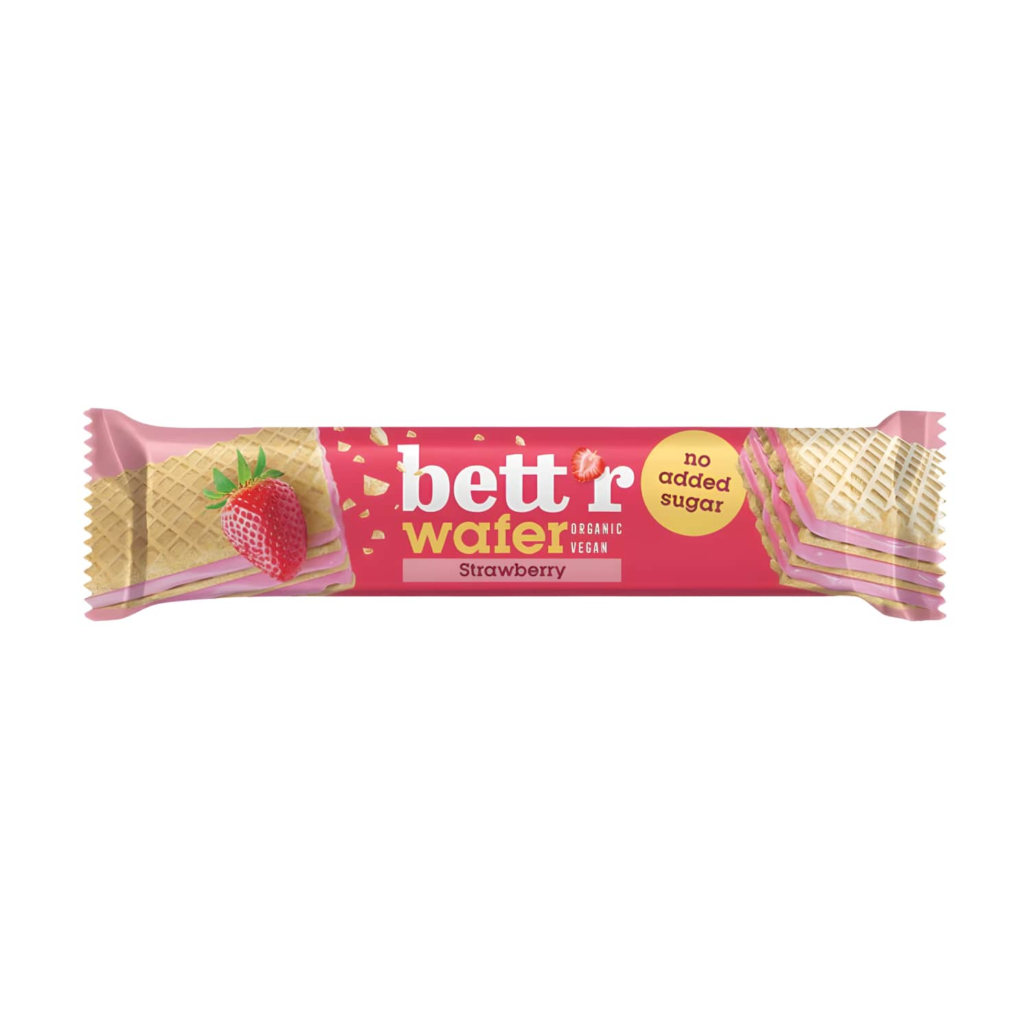 Экологичная вафля с клубничным кремом BETTR, 30 г