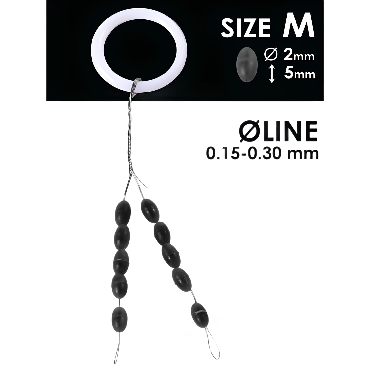 Silikon. stoperis SALMO RUBBER BERREL M