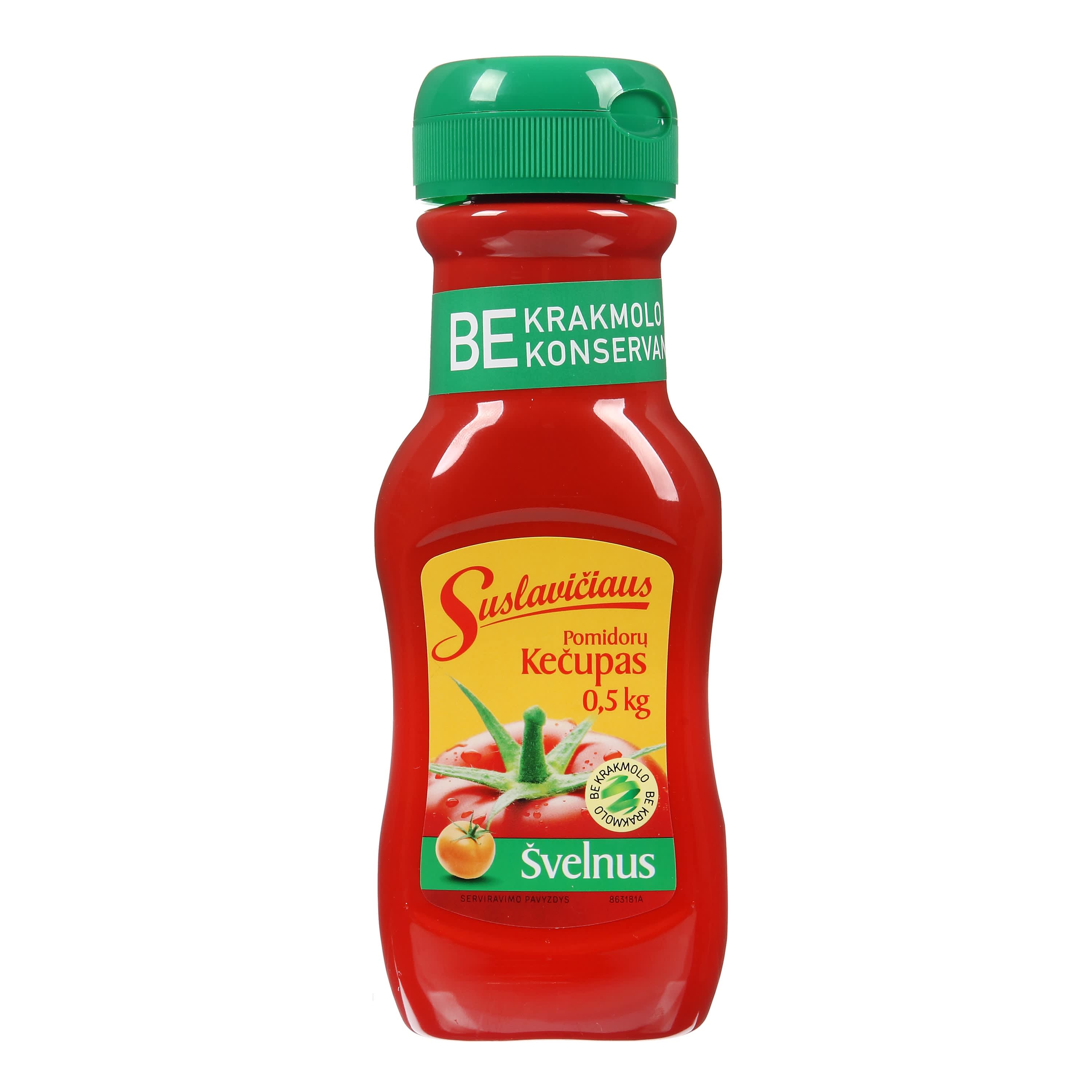 Мягкий томатный кетчуп SUSLAVIČIAUS, 500 г