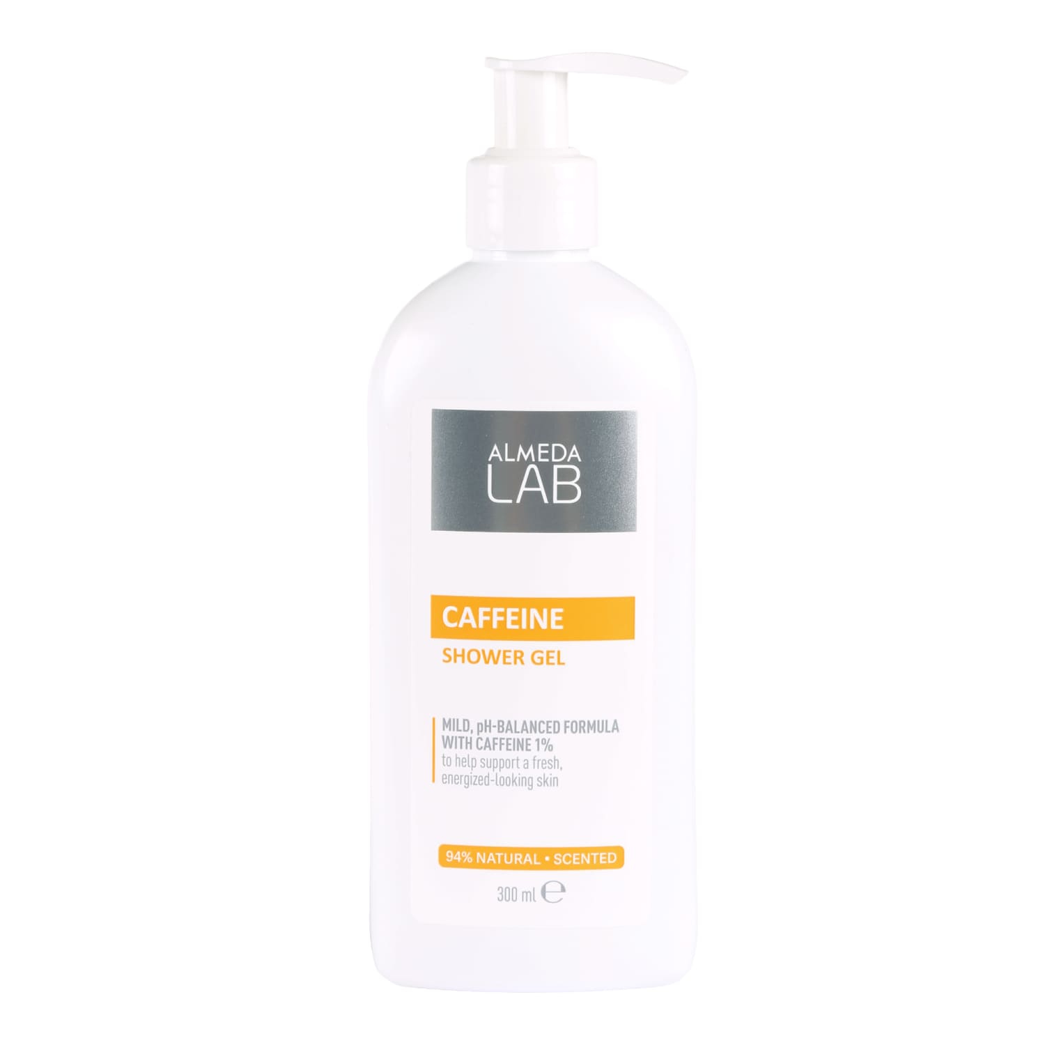 Dušo želė ALMEDA LAB su kofeinu, 300 ml