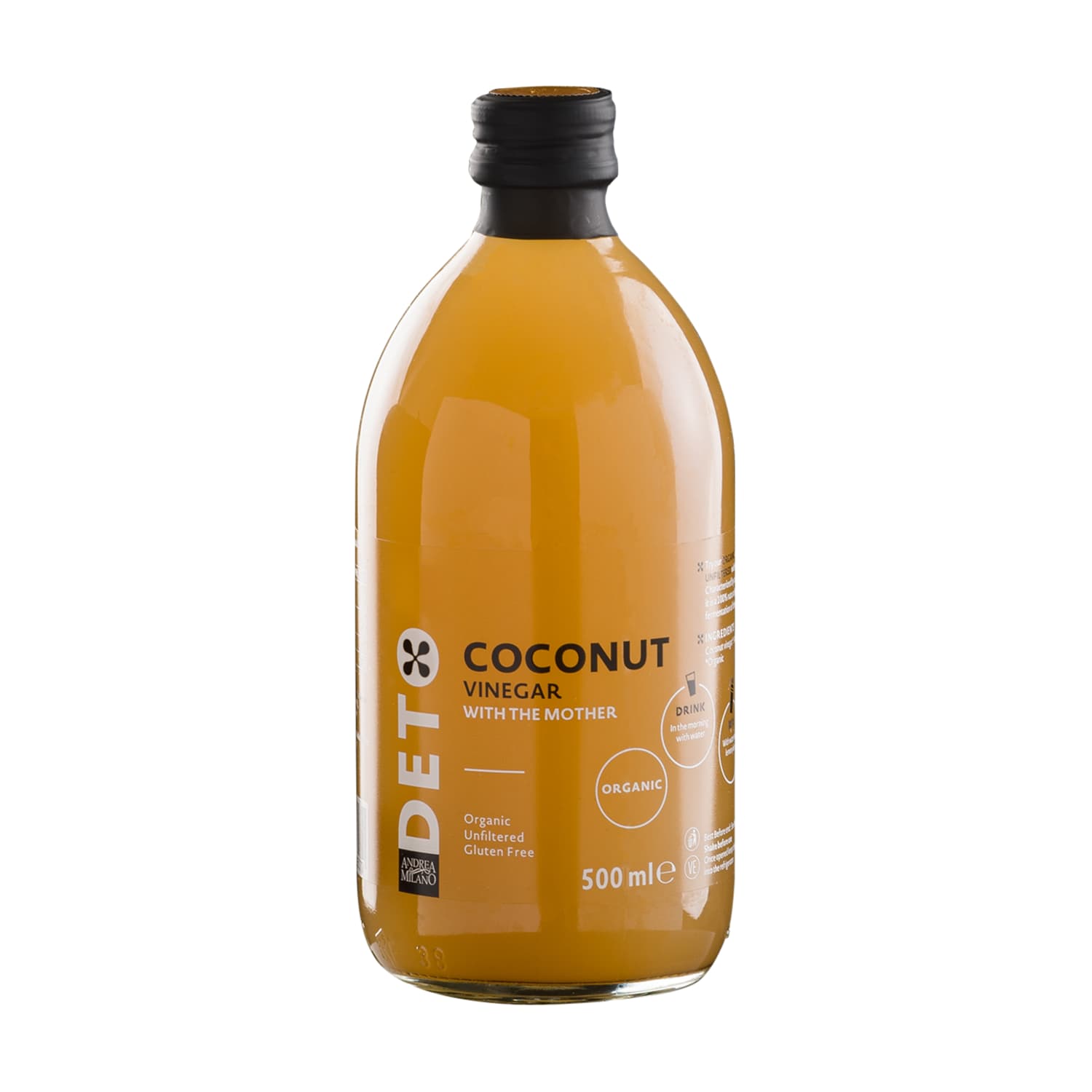 Organic coconut vinegar DETOX, 500 ml