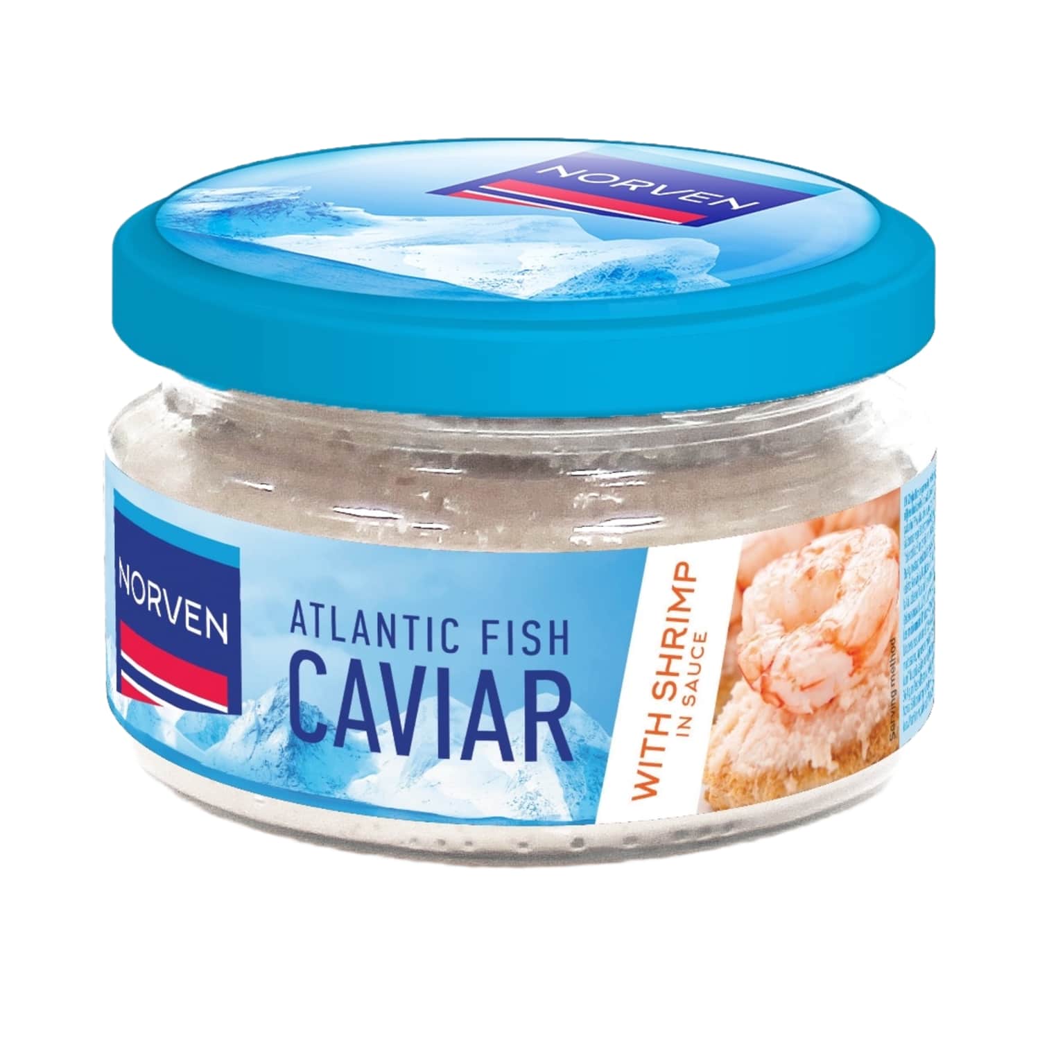 Caviar spread with shrimp sauce NORVEN, 160 g