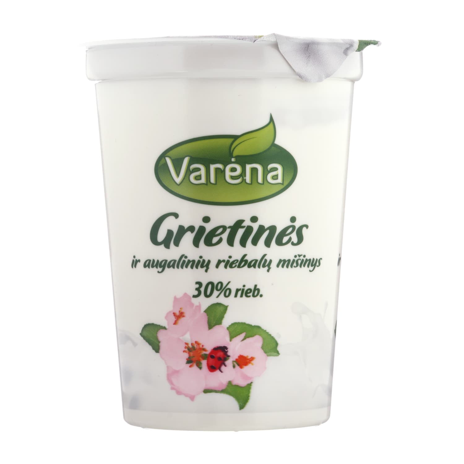 VARĖNOS сметана и растительный жир, 30%, 360 г