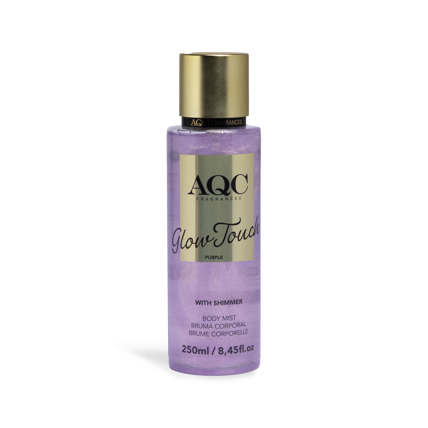 Kūno purš. AQC FRAGRANCES PURPLE GLIT. 250 ml