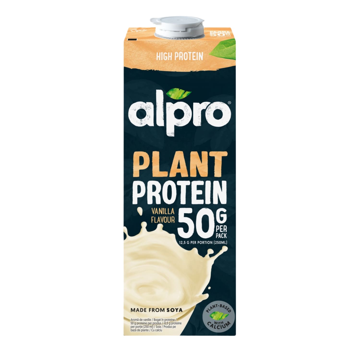 Ванильный соевый напиток с кальцием ALPRO, 1 л