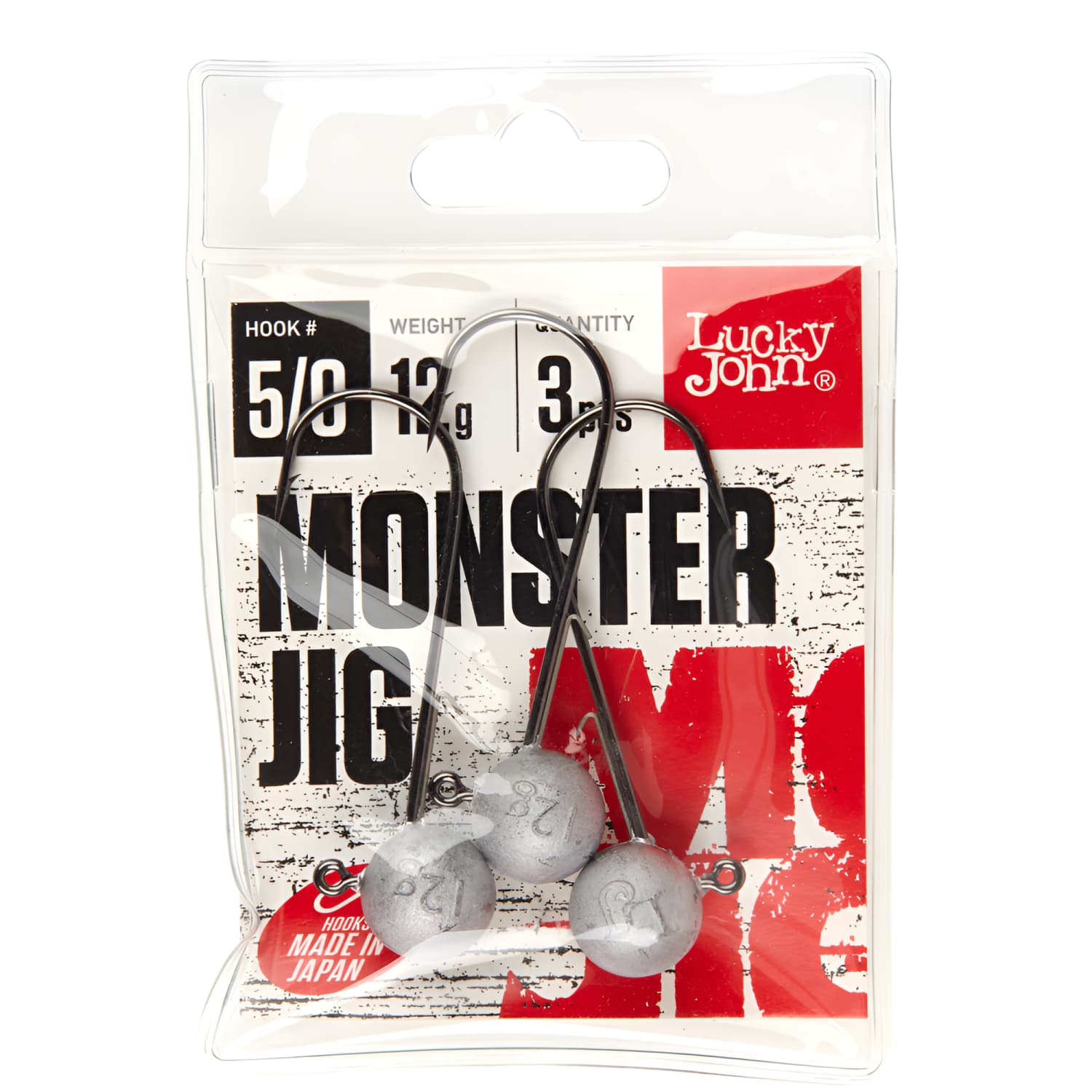 Galvakabliai LUCKY JOHN JIG #5/0, 3 vnt