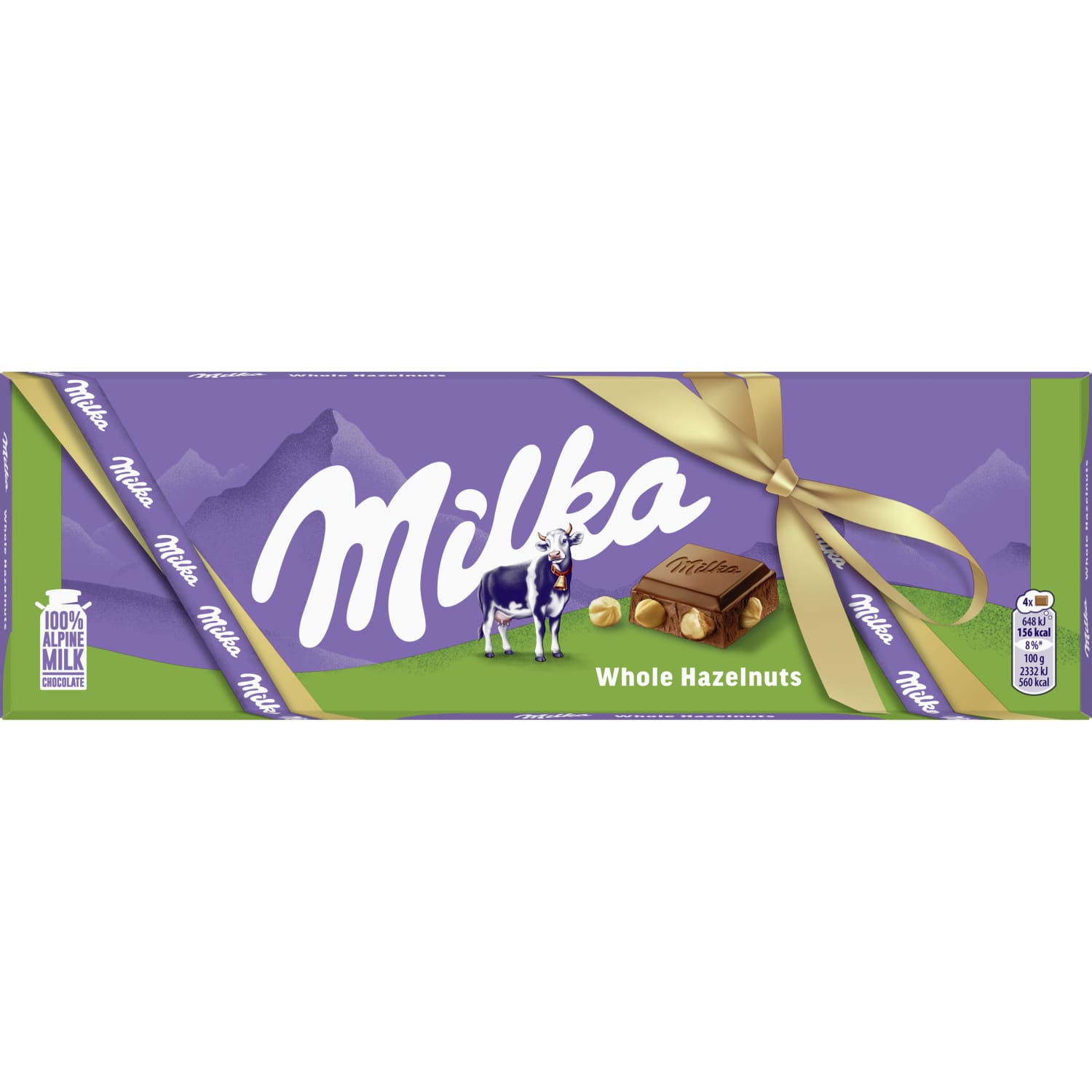Шоколад MILKA ЦЕЛЫЕ ОРЕХИ, 250г