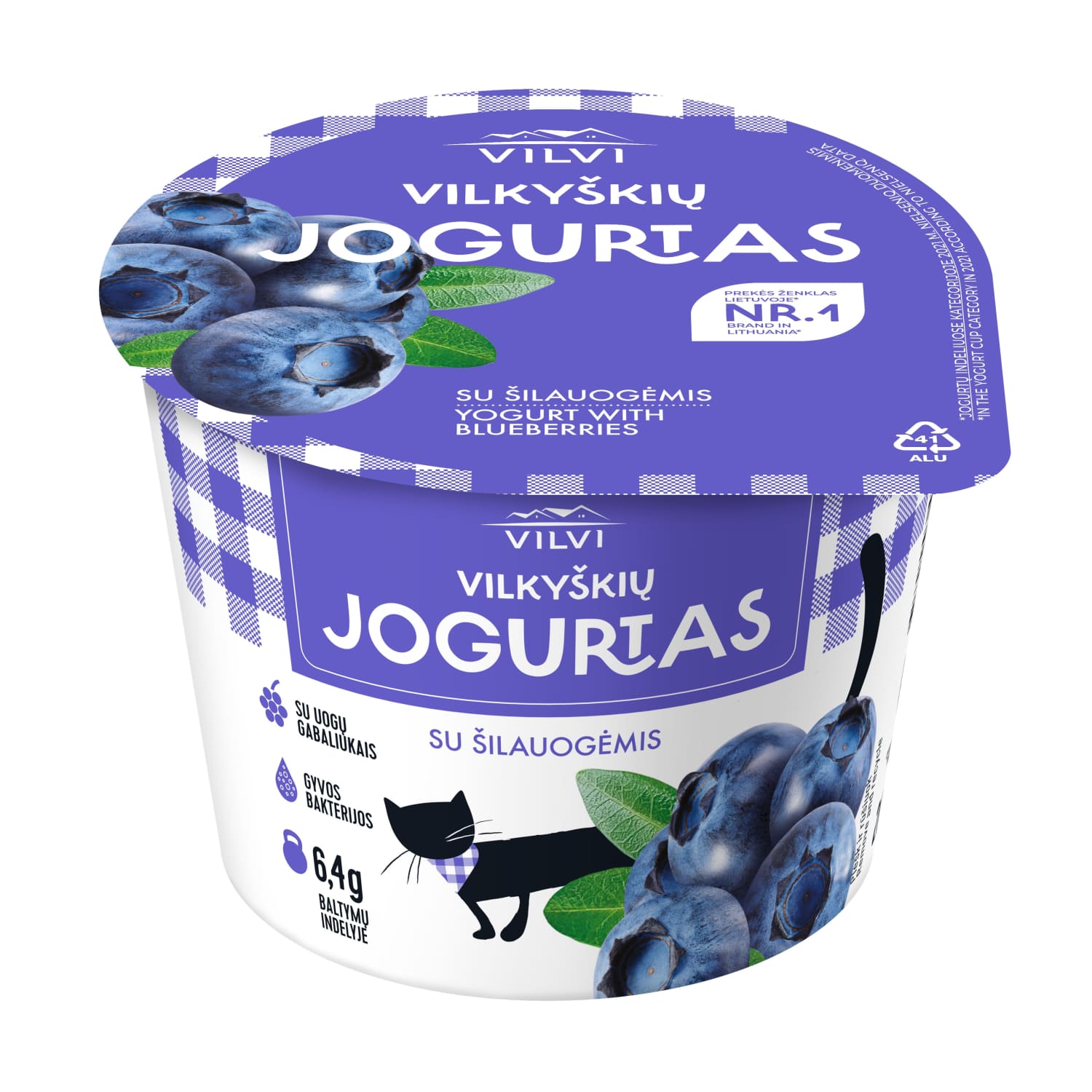 Jogurtas VILVI su šilauog. 3,6 % rieb. 200 g