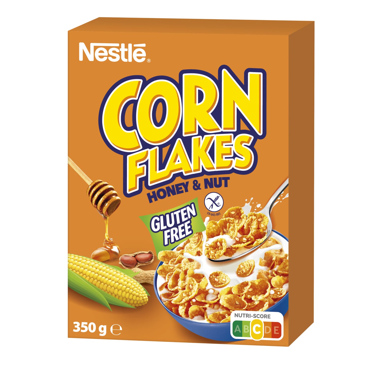 Corn flakes NESTLE HONEY & NUT, 350 g