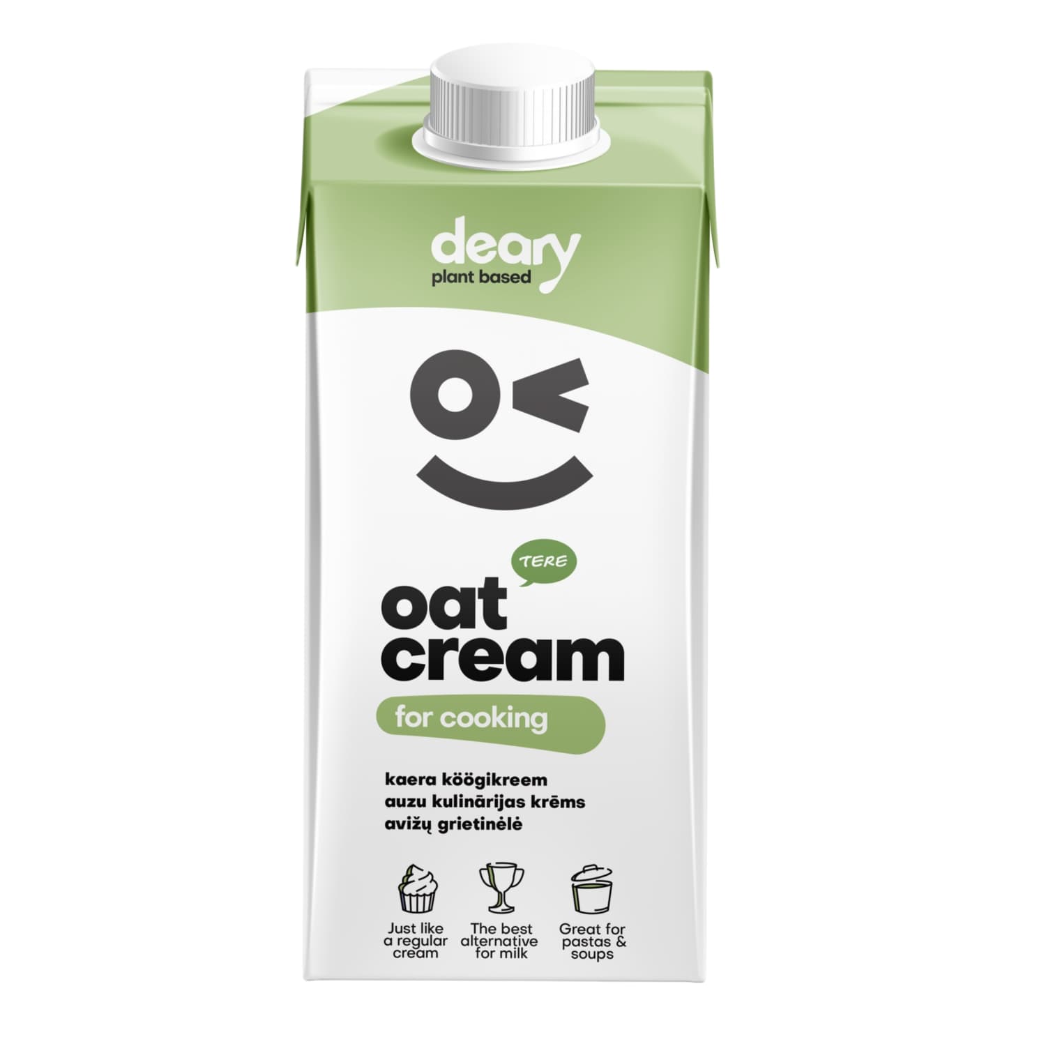 Avižų kremas kepimui TERE DEARY, 250 ml