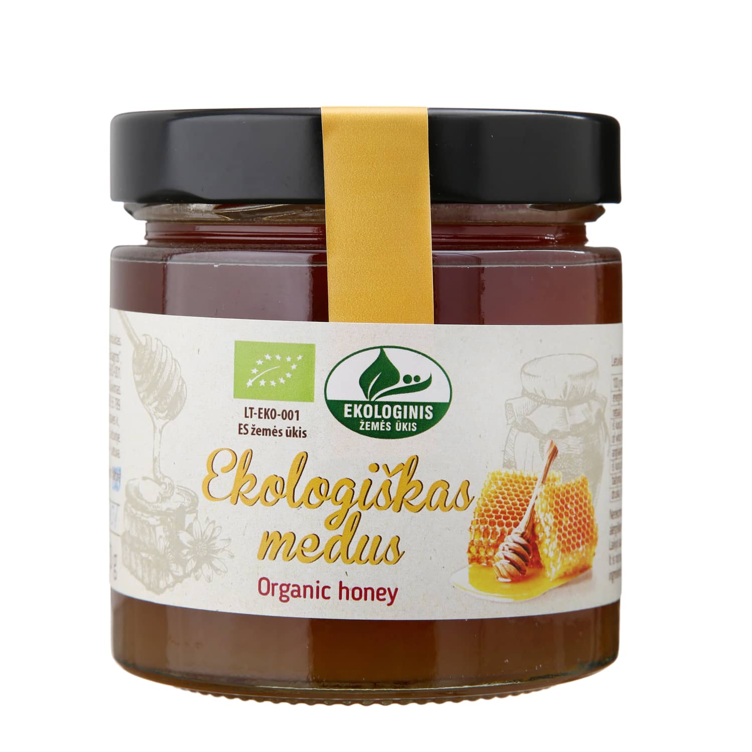 Ekologiškas medus MEDAUS NAMAI, 500 g