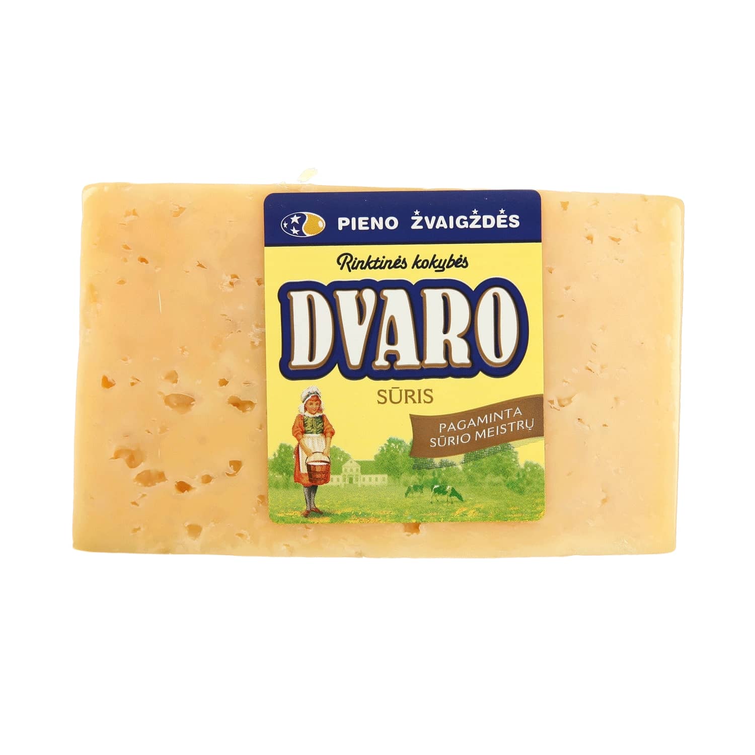 Полутвердый сыр DVARO, 50% жира, 1 кг