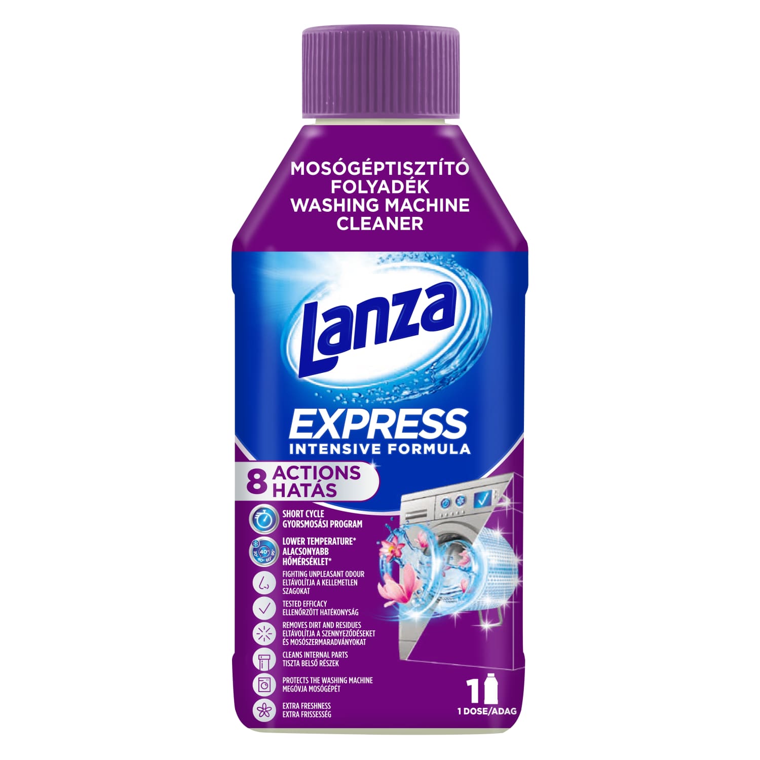 Очиститель для стиральной машины LANZA EXPRESS, 250мл