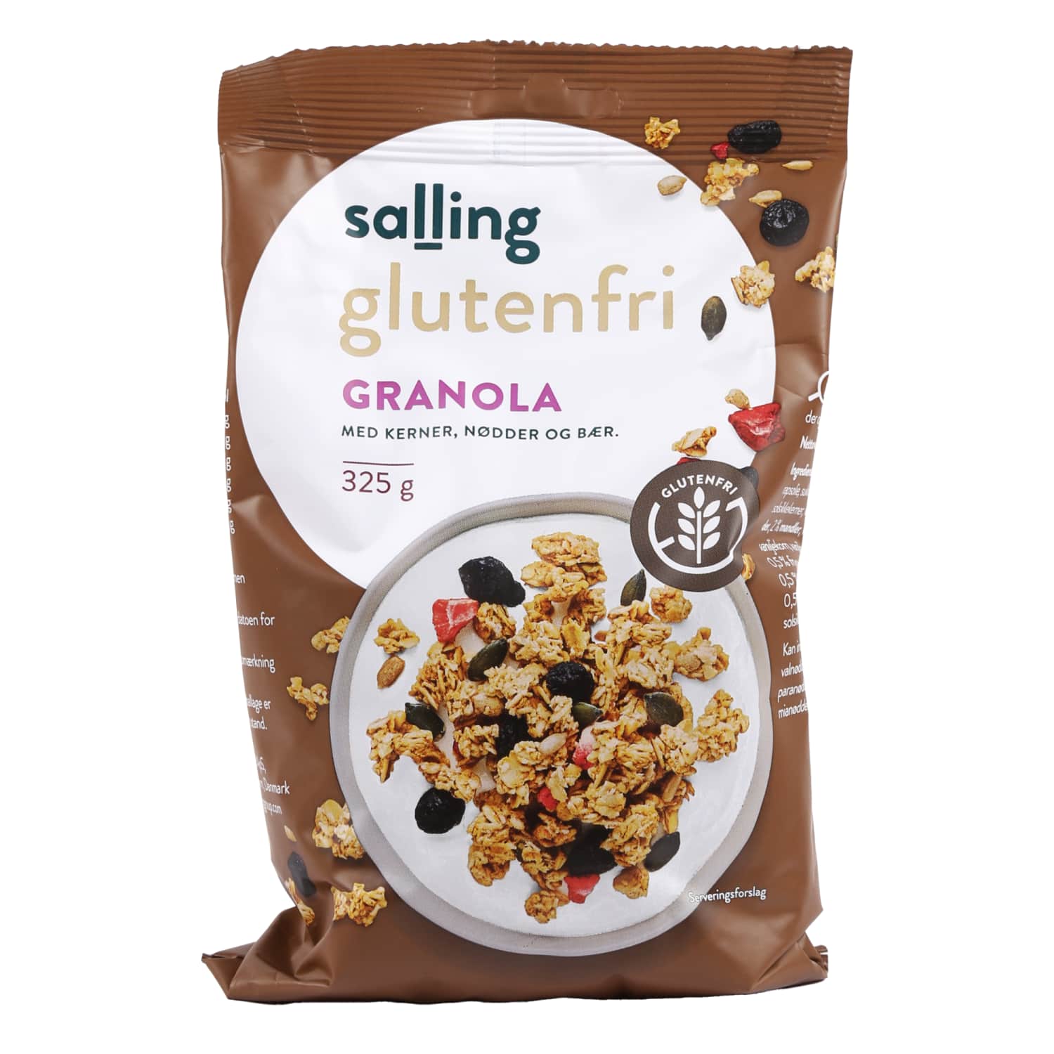 Granola be glitimo SALLING GLUTENFRI, 325 g