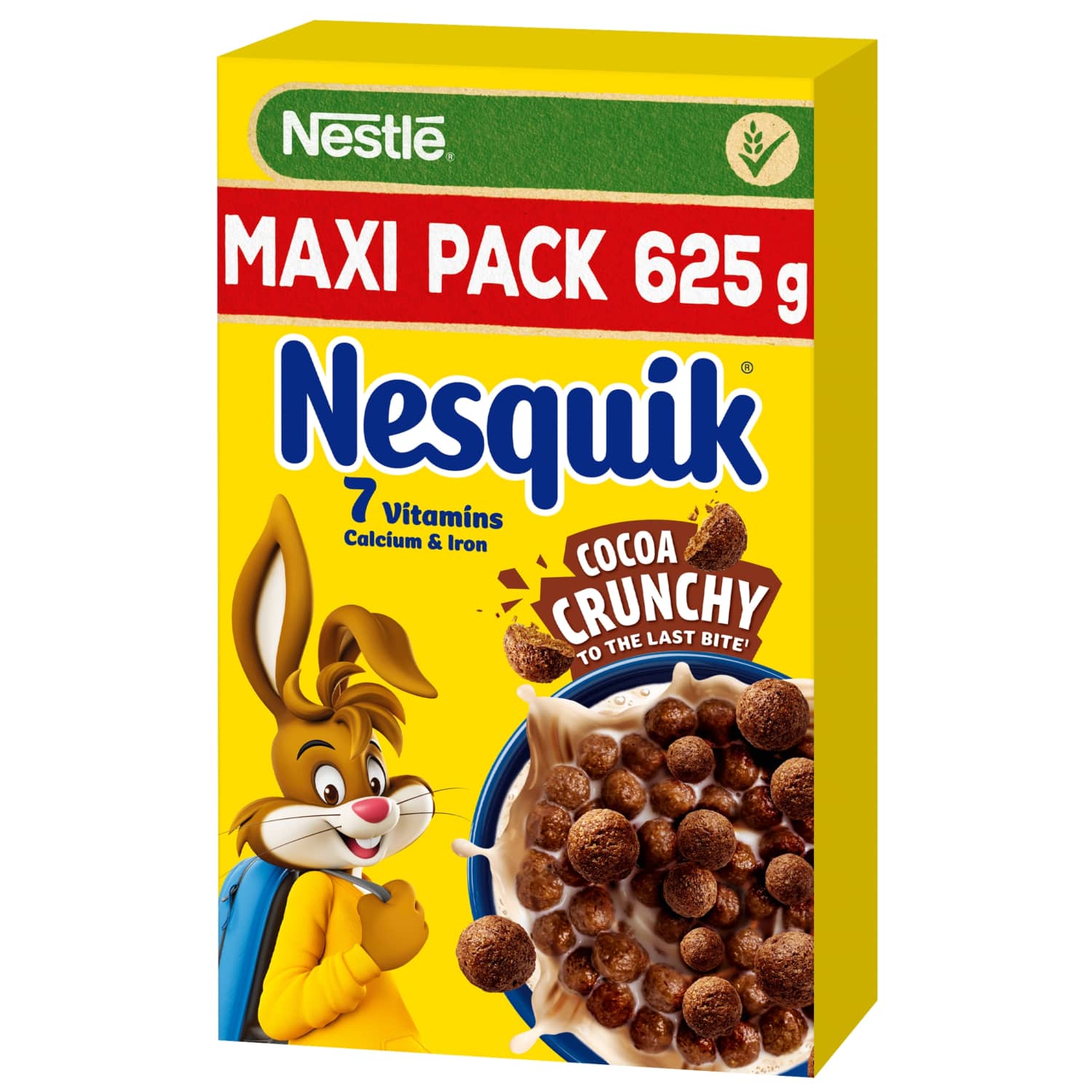 Chocolate flavored flakes NESTLE NESQUIK, 625 g