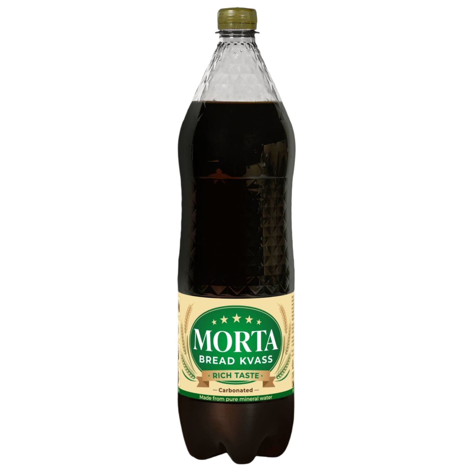 Газированный квасовый напиток MORTA BREAD KVASS, 1,5 л