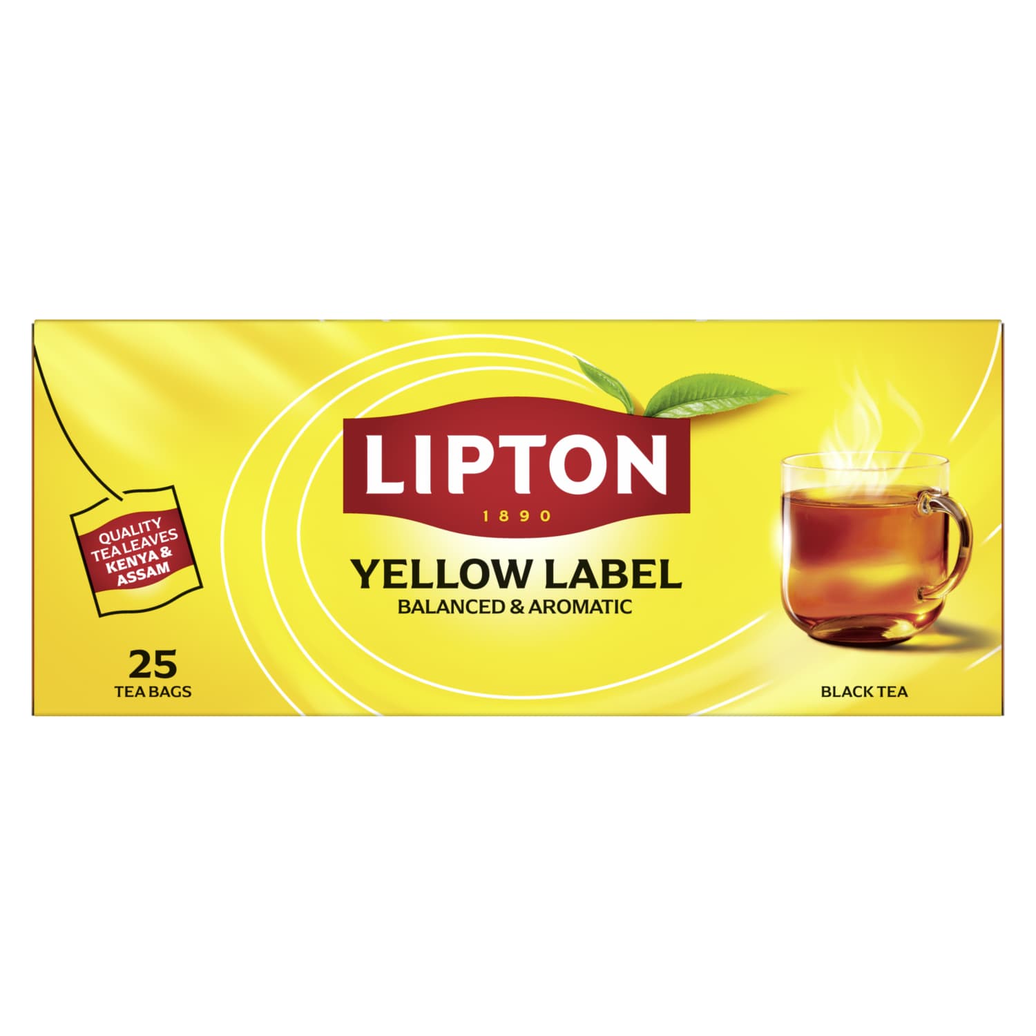 Juodoji arbata LIPTON YELLOW LABEL, 25 vnt