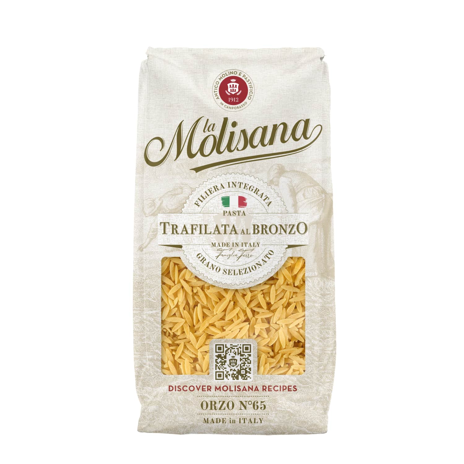 Makaronai LA MOLISANA 65 ORZO, 500 g