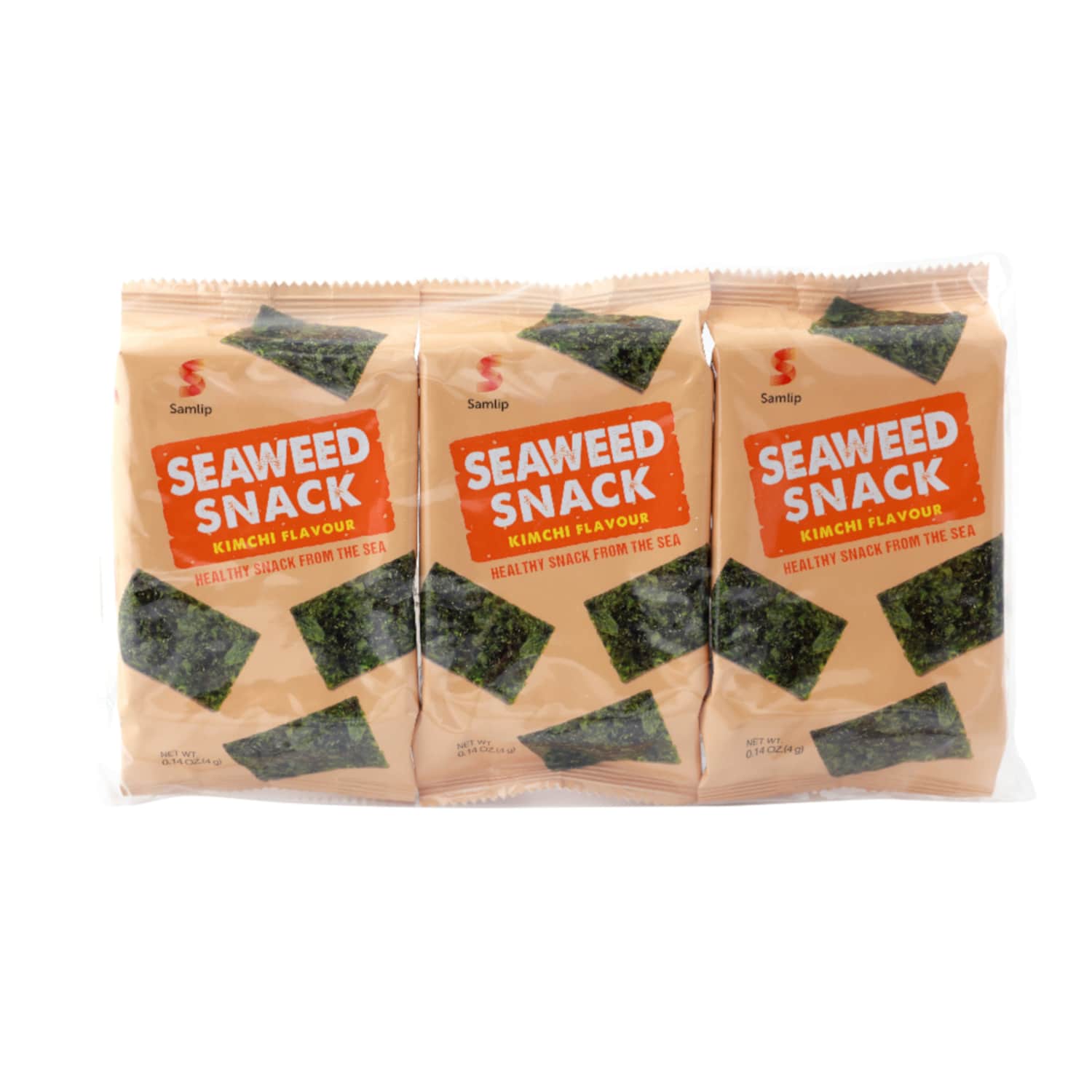 Kimchi flavored seaweed snack SAMLIP, 12g