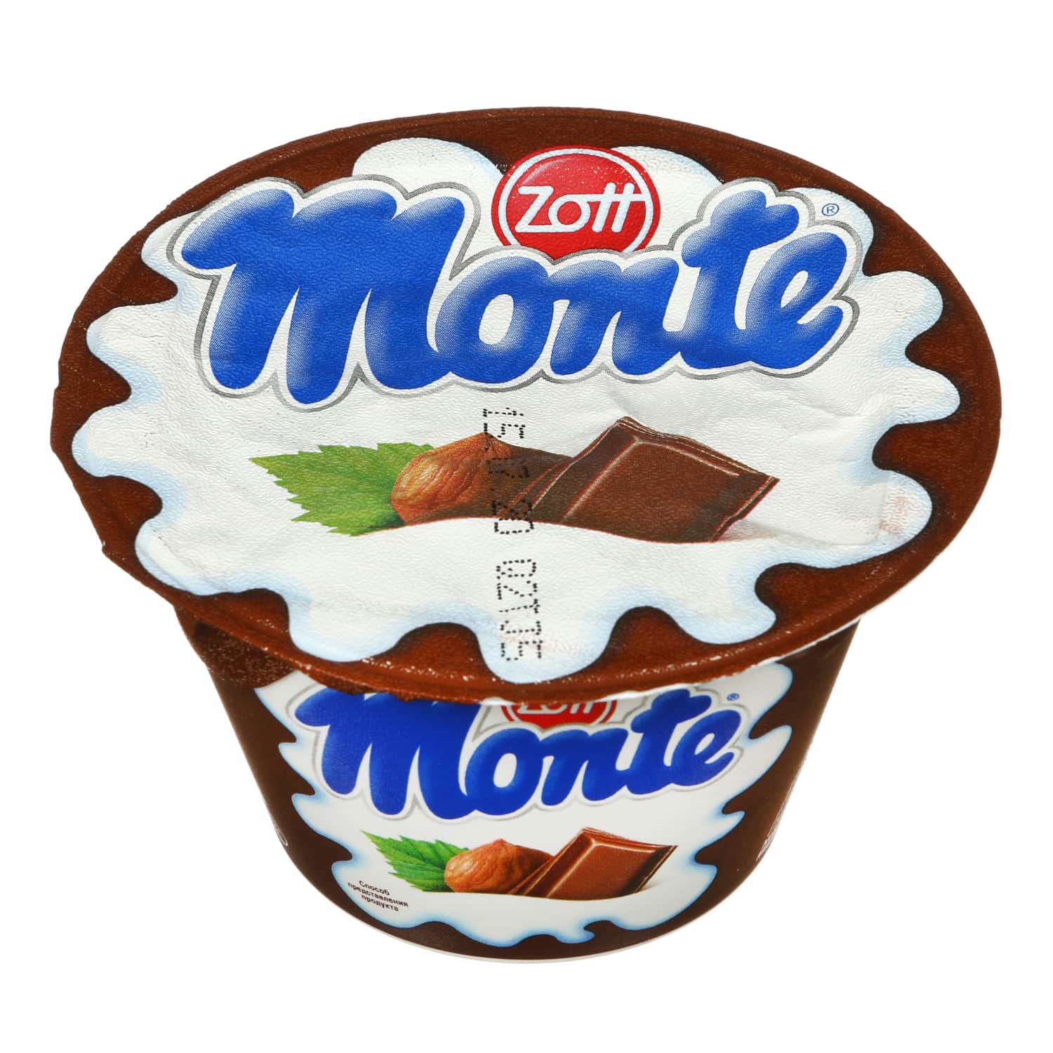 Milk dessert chocolate hazelnut, ZOTT MONTE, 150 g