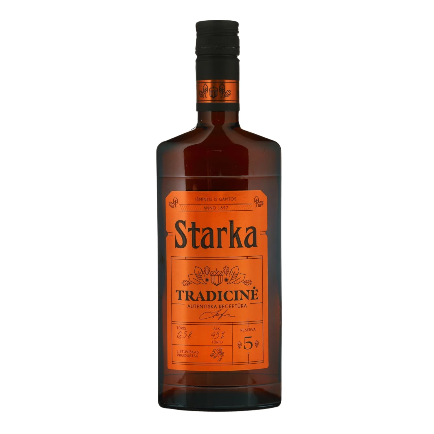 Ликер VILNIAUS STARKA 5, 43 %, 0,5 л