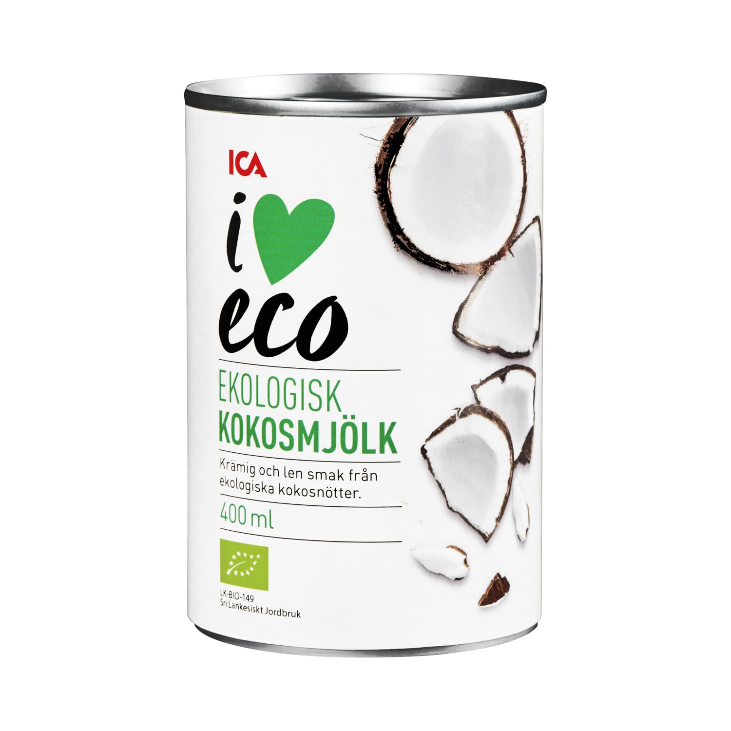 Coconut drink I LOVE ECO, 400 ml