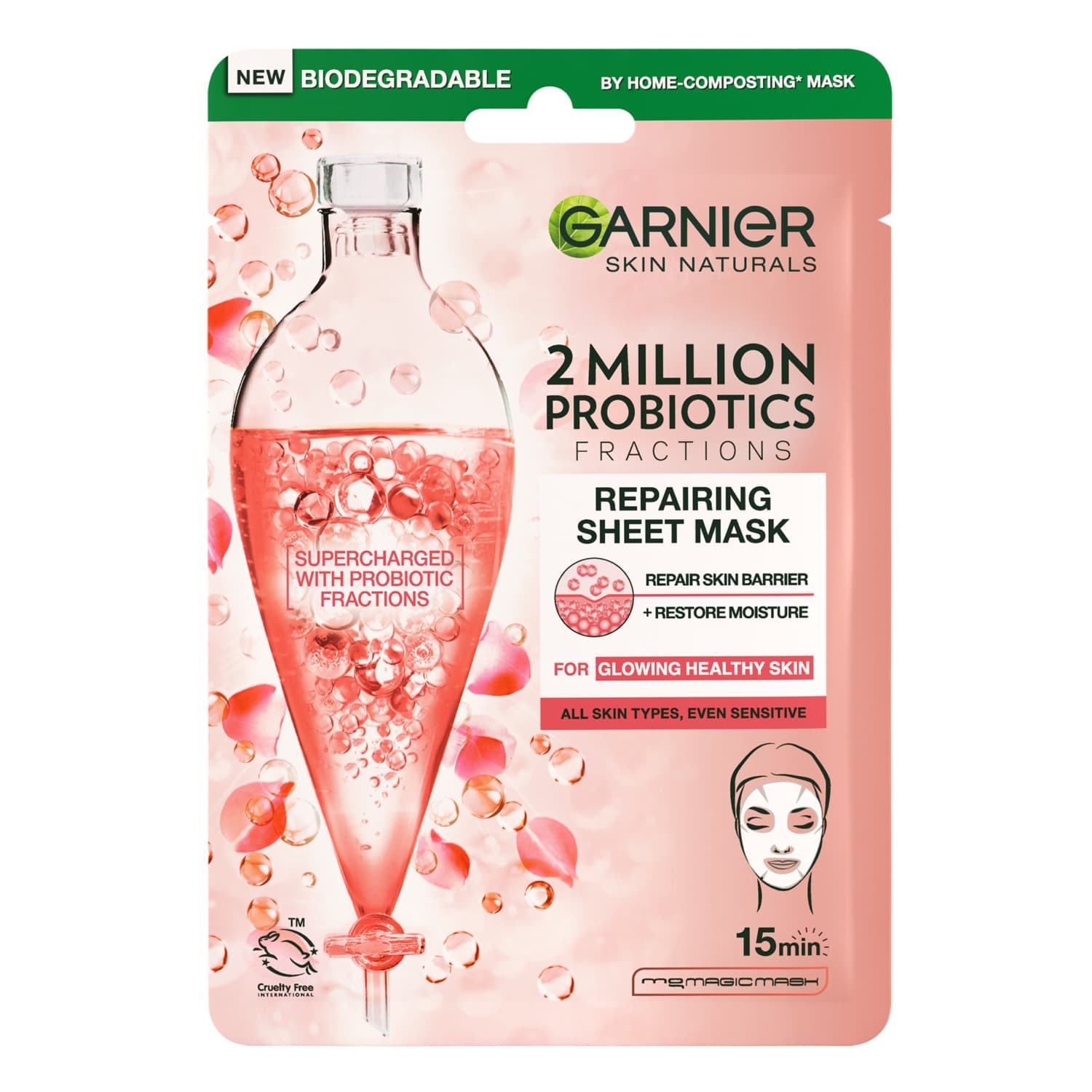 Sheet face mask GARNIER Prob. Fract., 22g