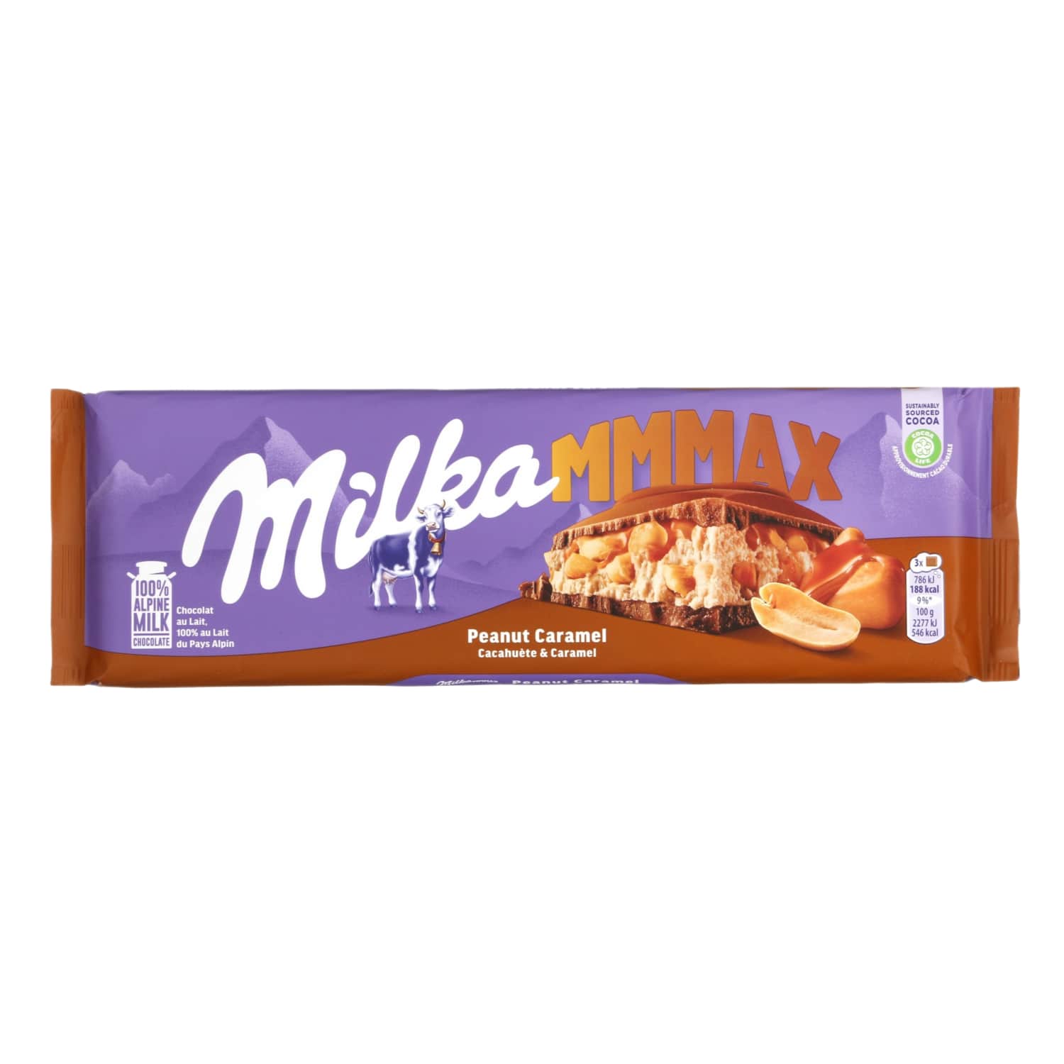Шоколад MILKA PEANUT CARAMEL, 276 г