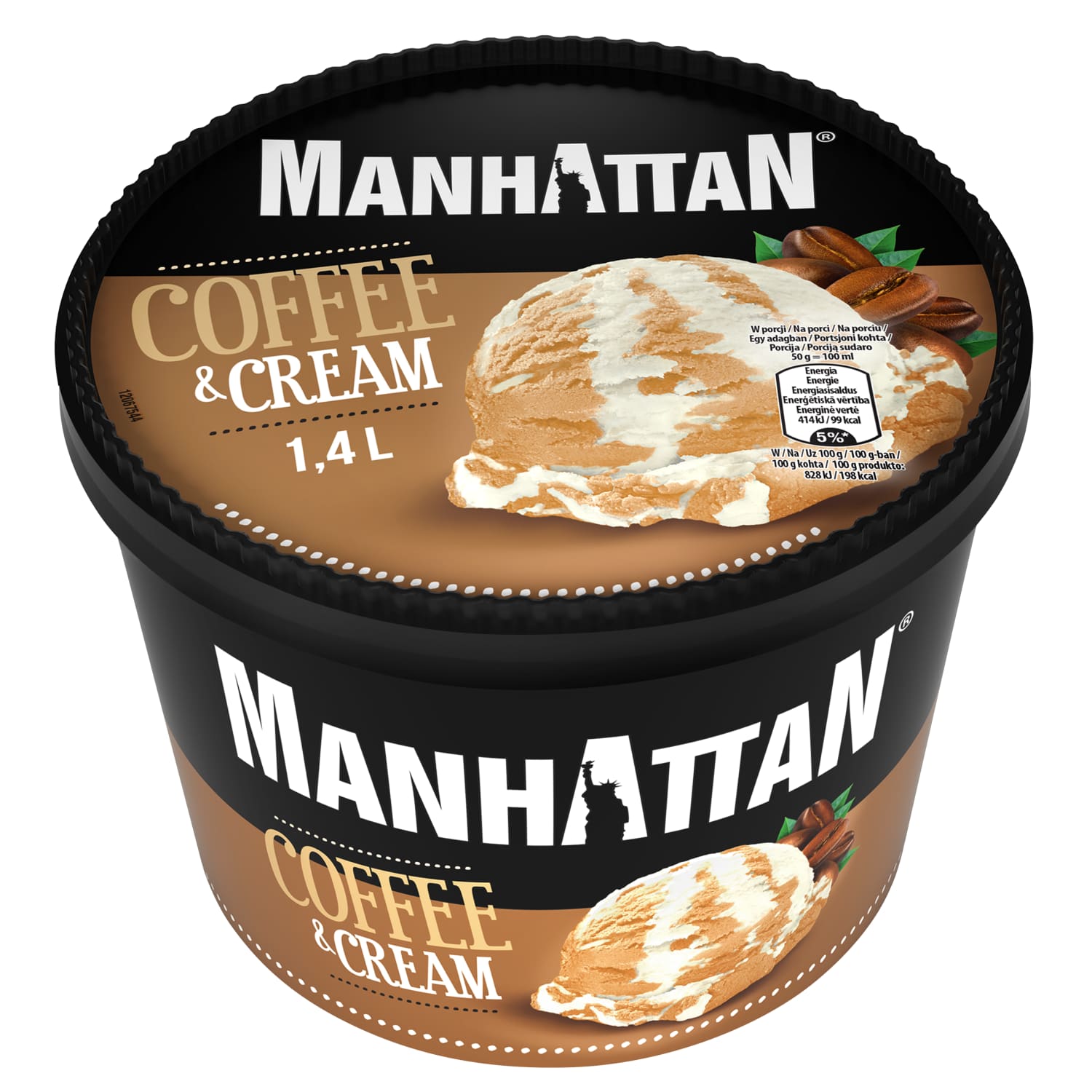 Valgomieji ledai MANHATTAN COFFEE, 700 g