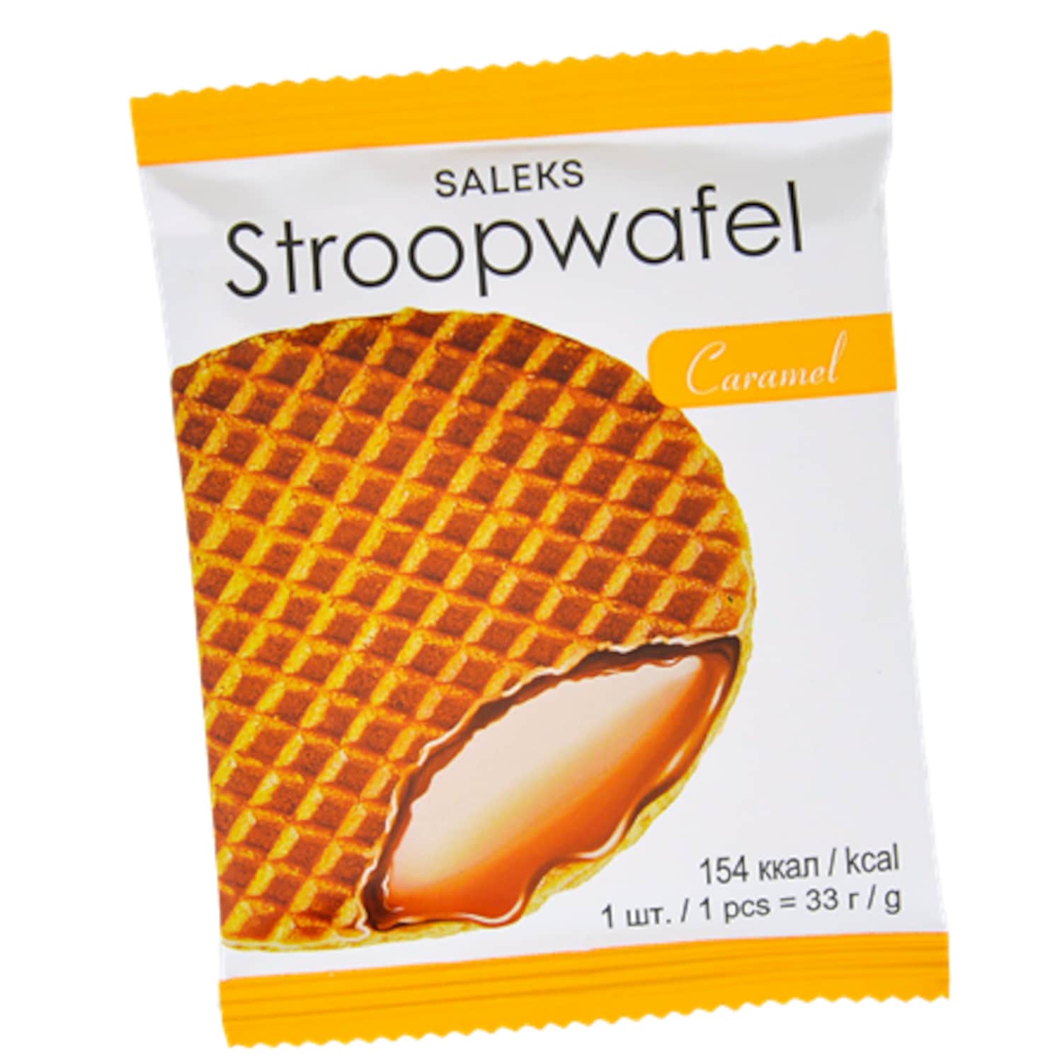 Waffles SALEKS STROOPWAFEL with caramel filling 33 g