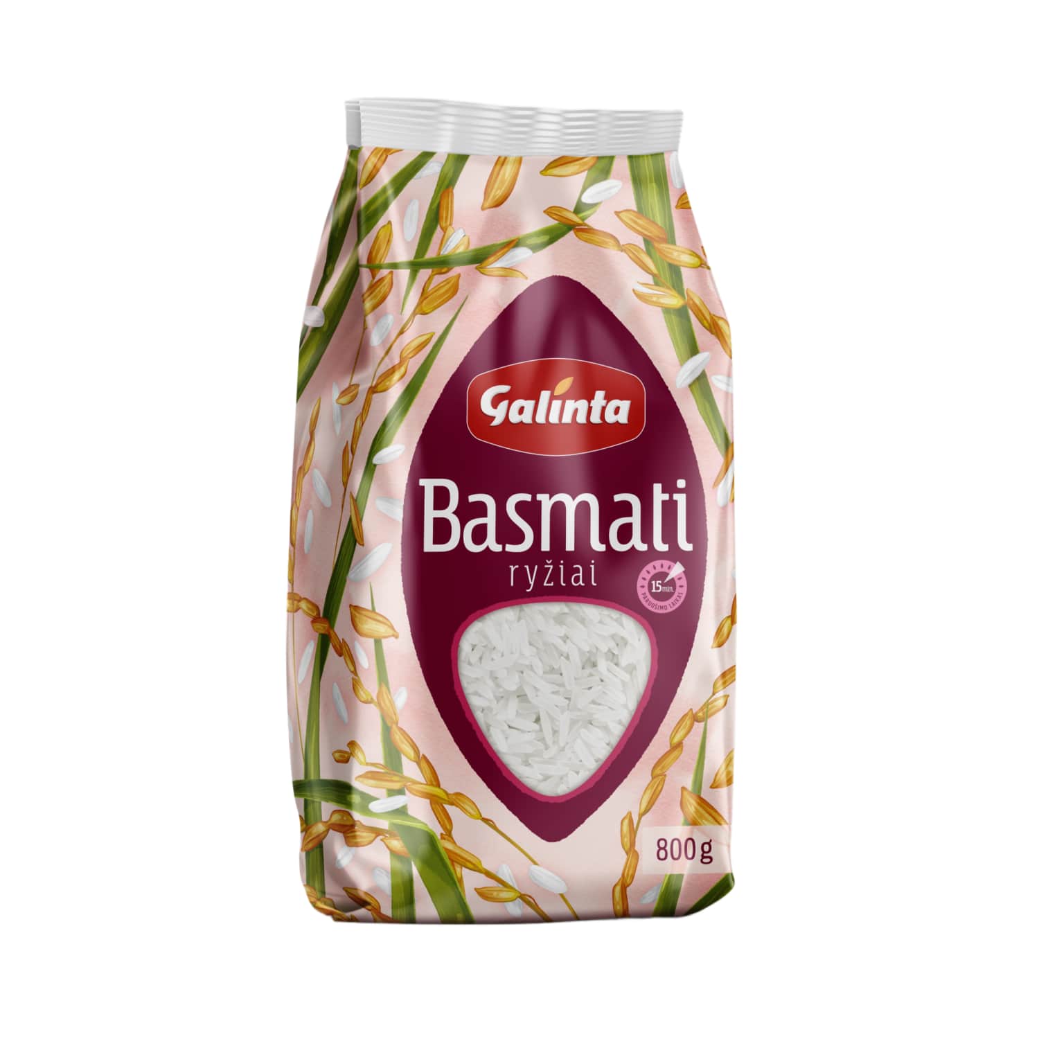 Длиннозерный рис GALINTA BASMATI, 800 г